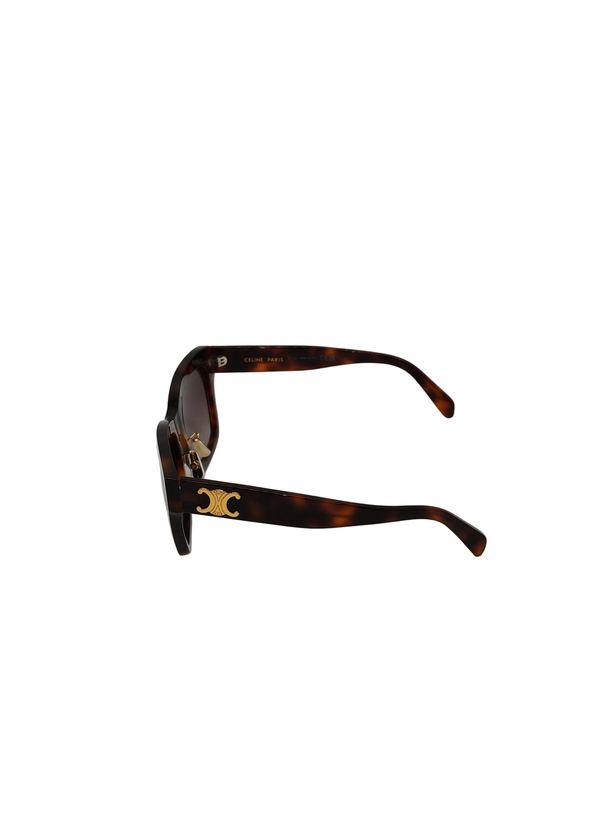 Celine Triomphe Sunglasses in Classic Havana Acetate