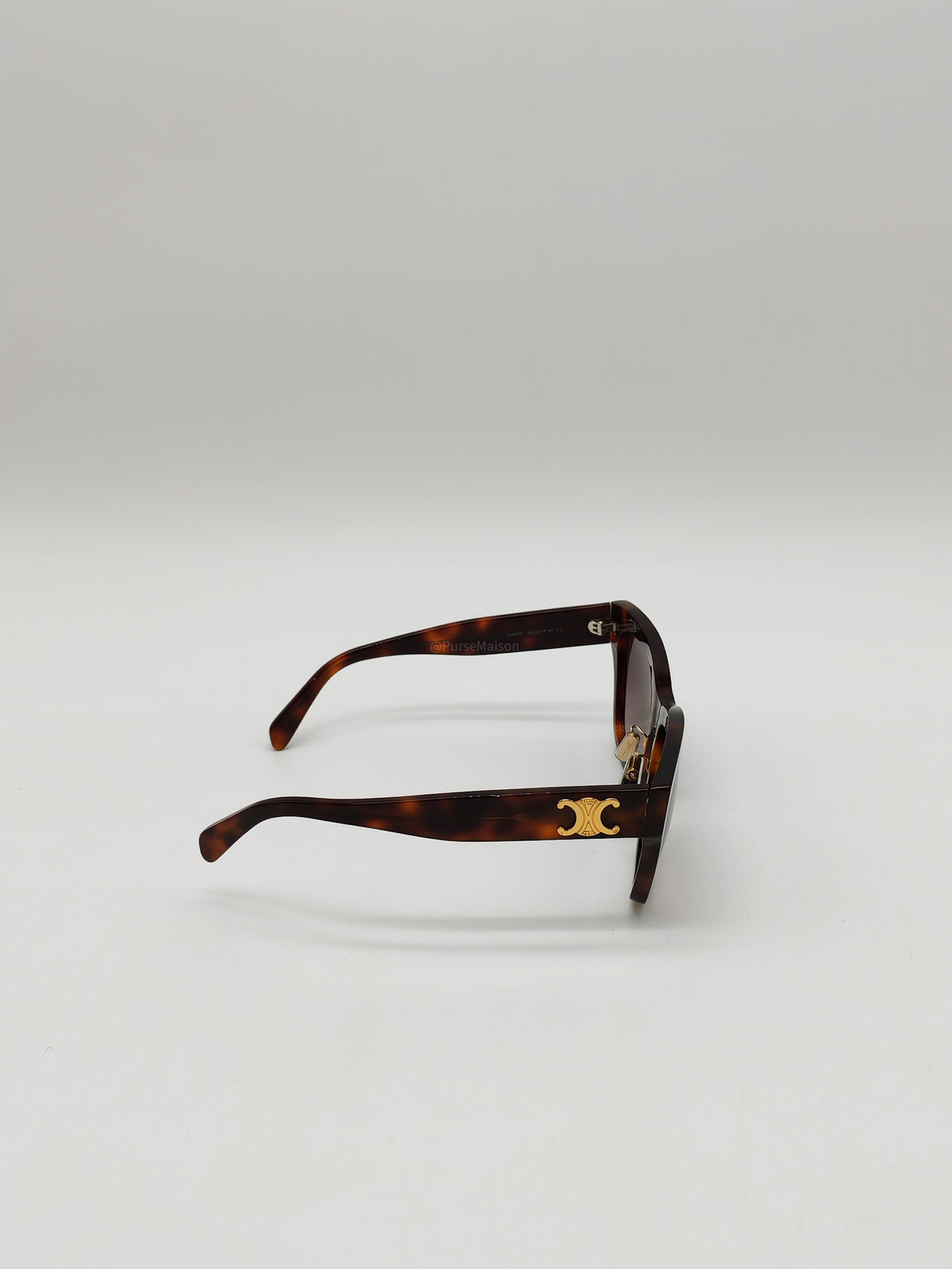 Celine Triomphe Sunglasses in Classic Havana Acetate