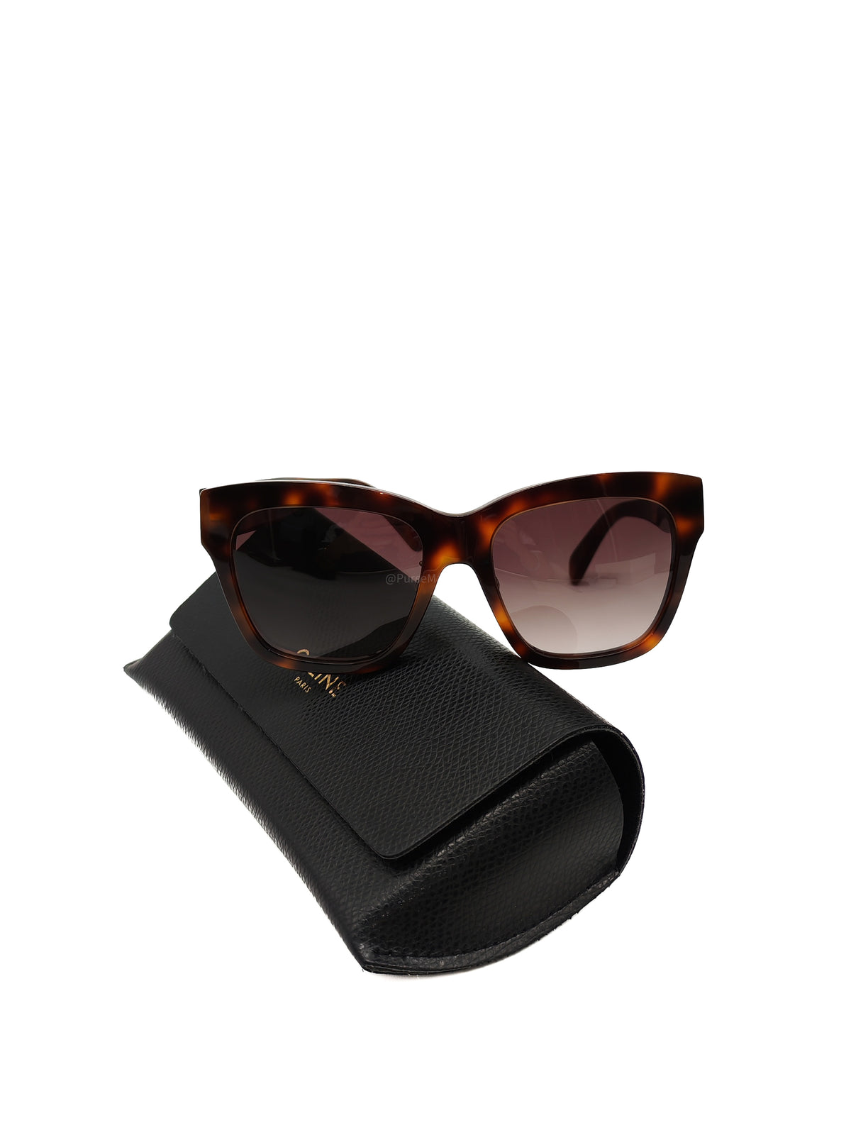 Celine Triomphe Sunglasses in Classic Havana Acetate