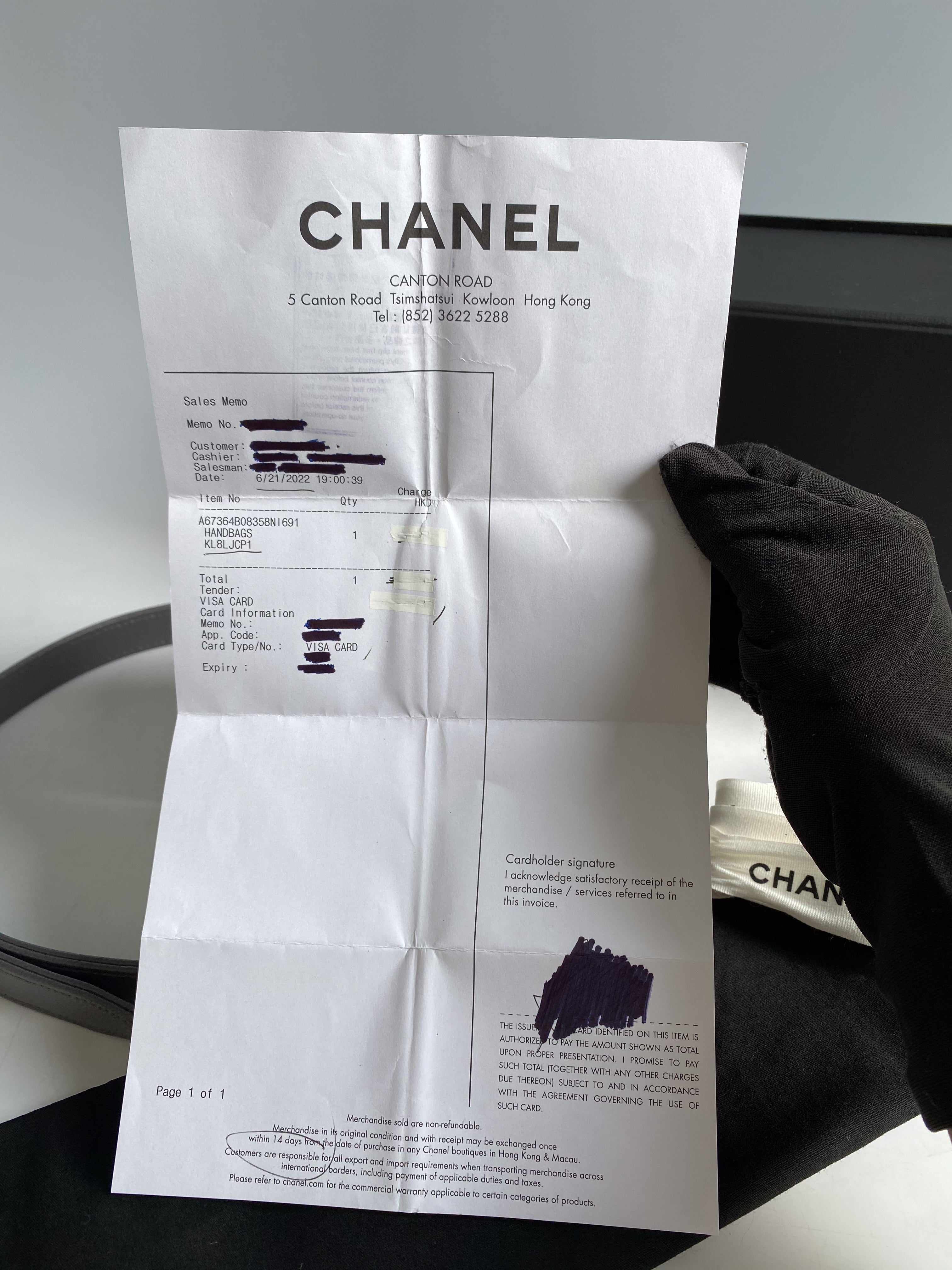 Chanel Mini Boy Dark Gray Caviar Leather and Aged Gold Hardware (Microchip)