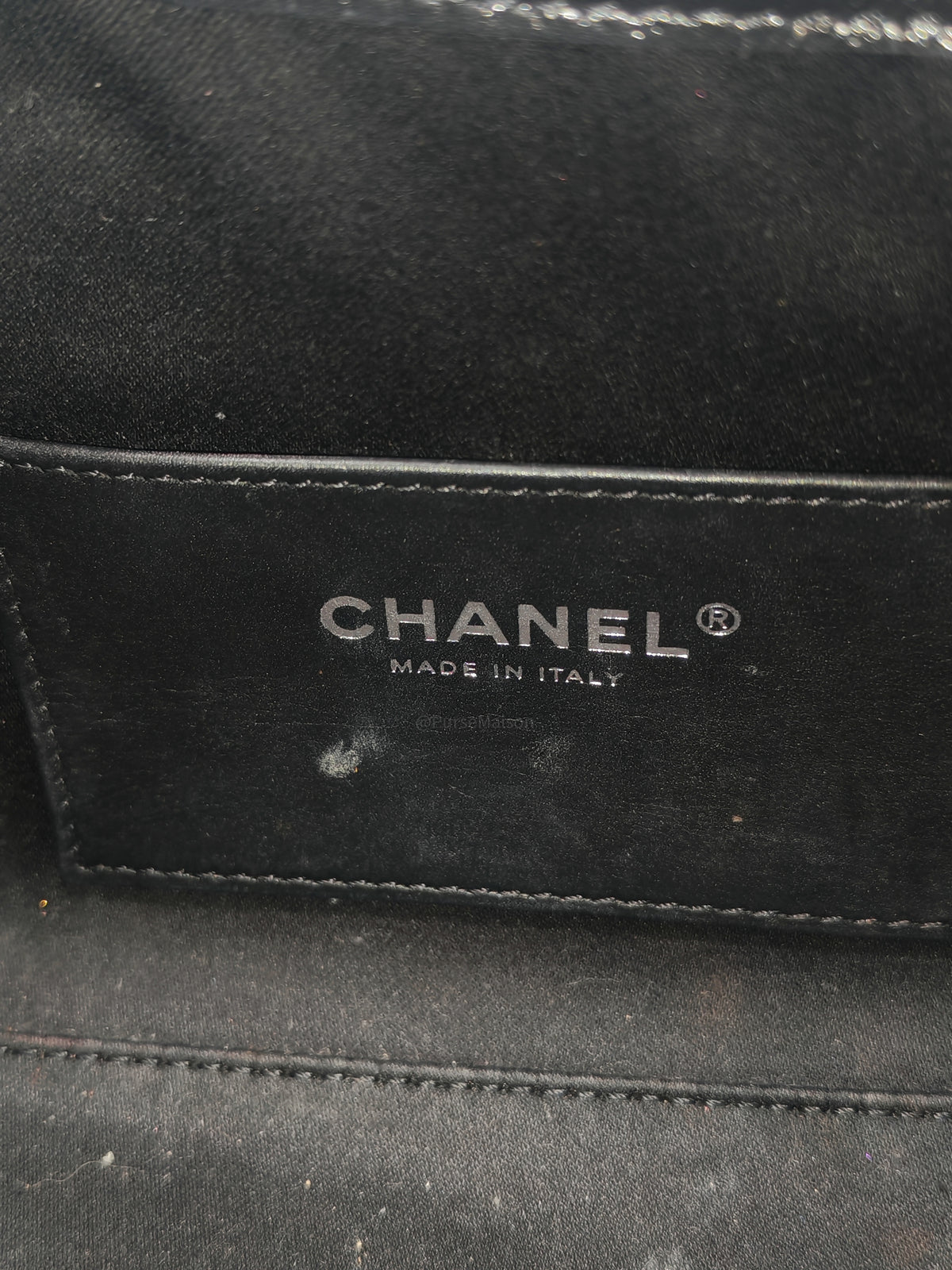 Chanel 25 Hobo Bag Mini in Black Shiny Calfskin Leather and  Mix Hardware Microchip