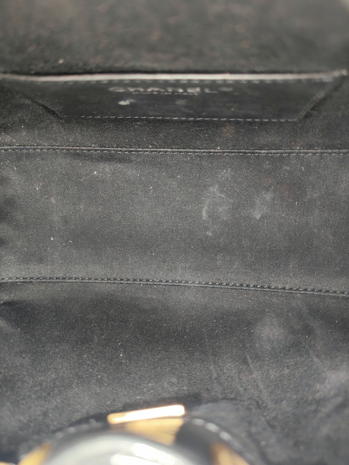 Chanel 25 Hobo Bag Mini in Black Shiny Calfskin Leather and  Mix Hardware Microchip