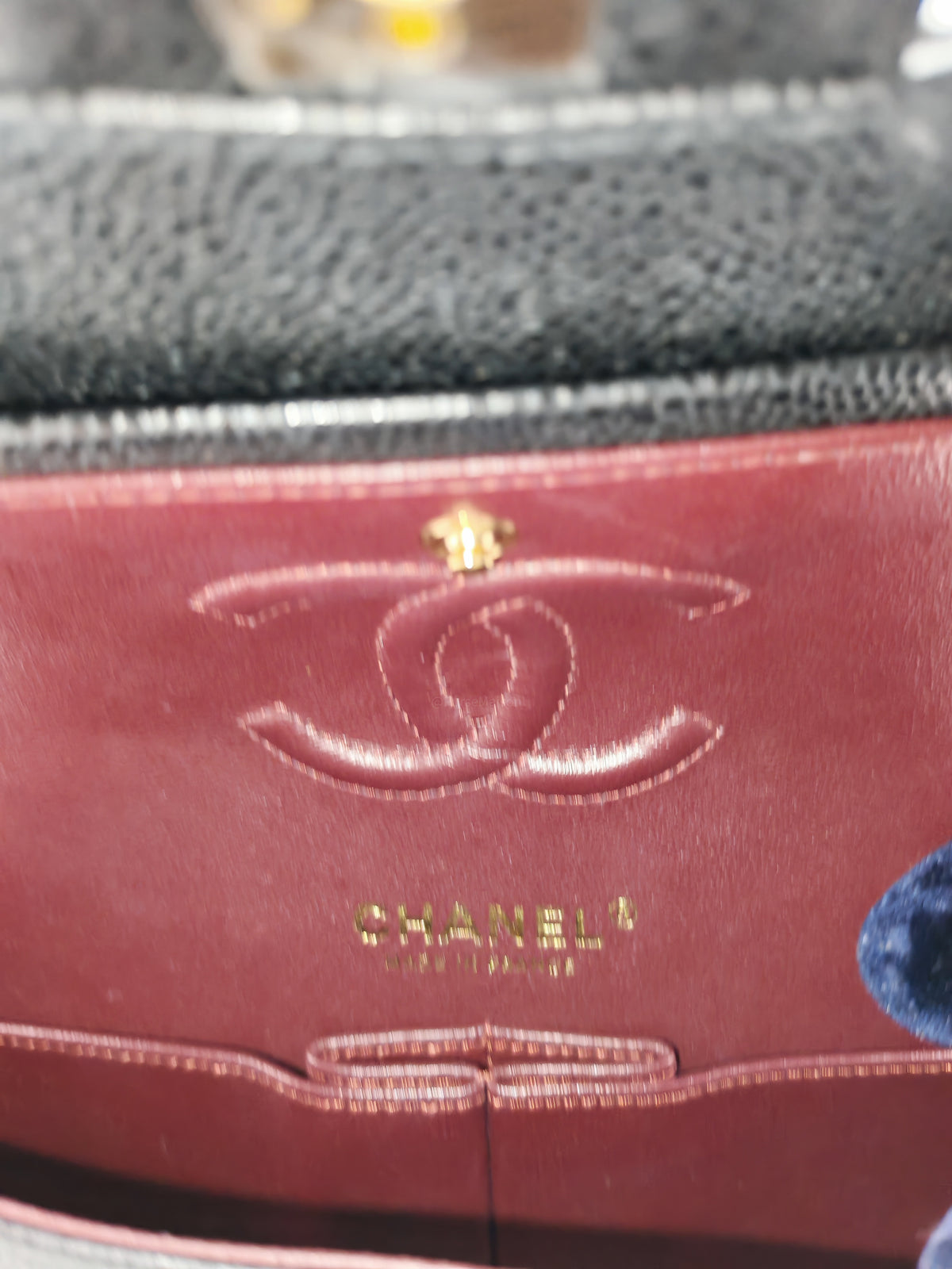 Chanel Classic Double Flap Small in Quilted Caviar Leather and Gold Hardware Microchip