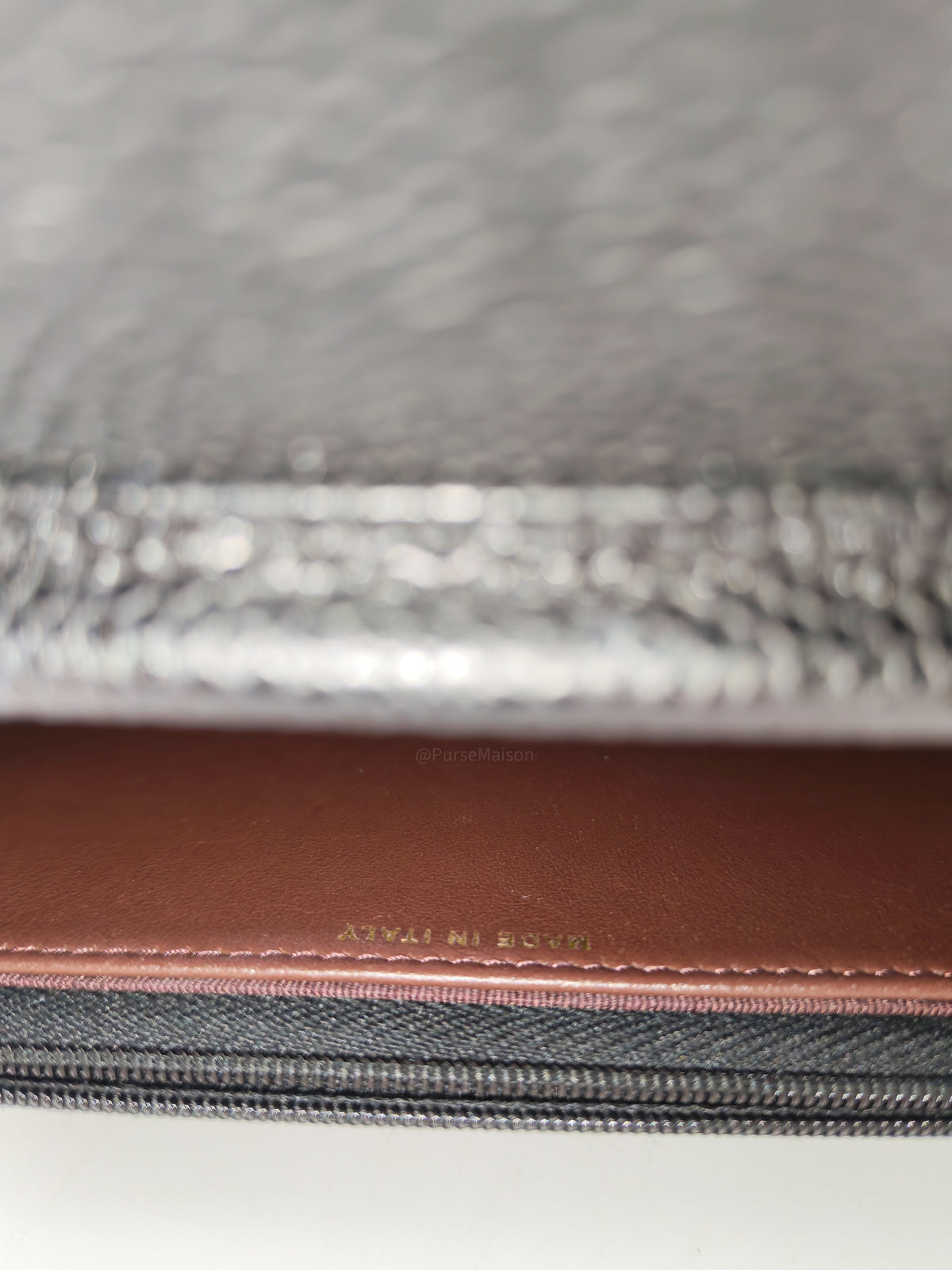 Chanel Classic Wallet on Chain (WOC) in Black Caviar Leather Gold Hardware (Series 30****12)