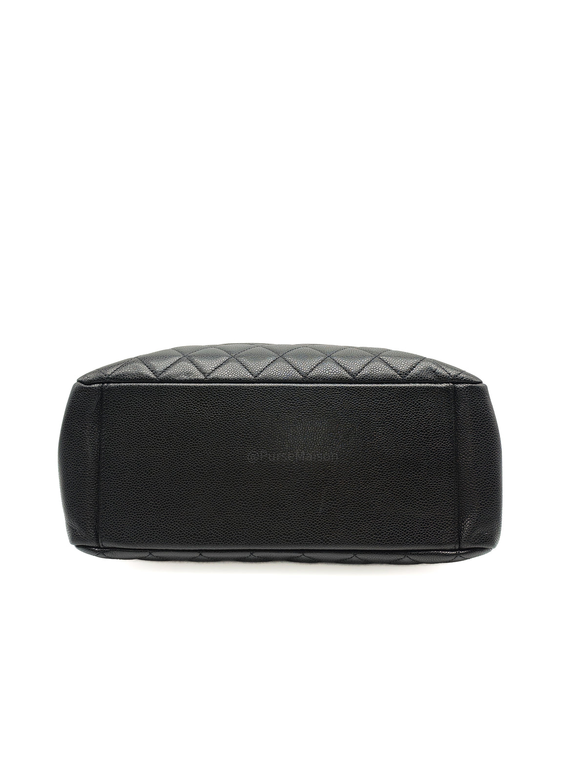 Chanel Grand Shopping Tote (GST) in Black Caviar Leather and Gold Hardware Series 13