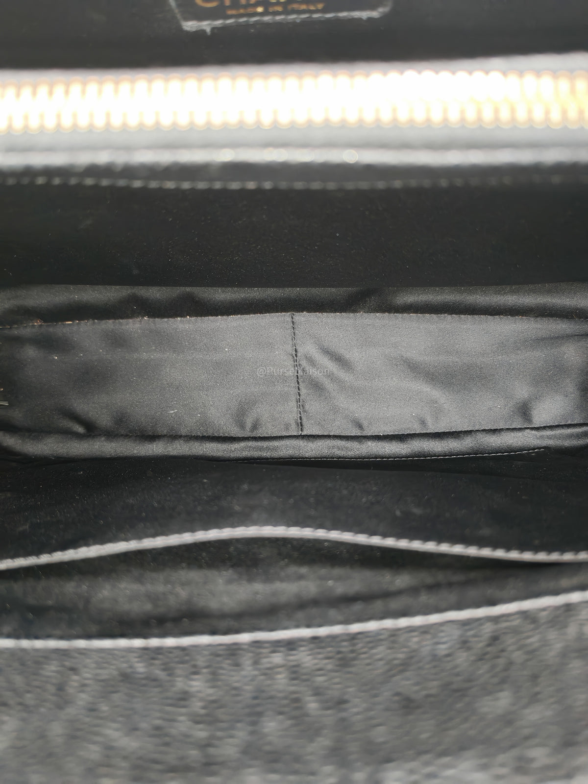 Chanel Grand Shopping Tote (GST) in Black Caviar Leather and Gold Hardware Series 17