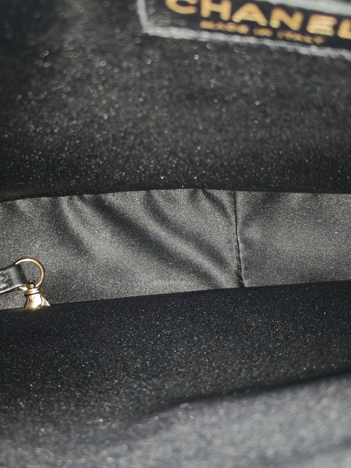 Chanel Grand Shopping Tote Bag (GST) in Black Quilted Caviar Leather and Gold Hardware Series 17