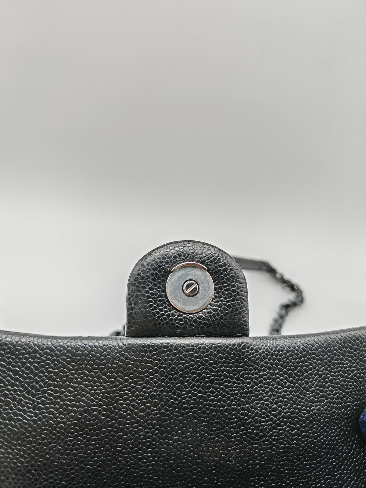 Chanel Incognito Mini Square Flap Bag in Black Caviar Leather and So Black Hardware Series 29