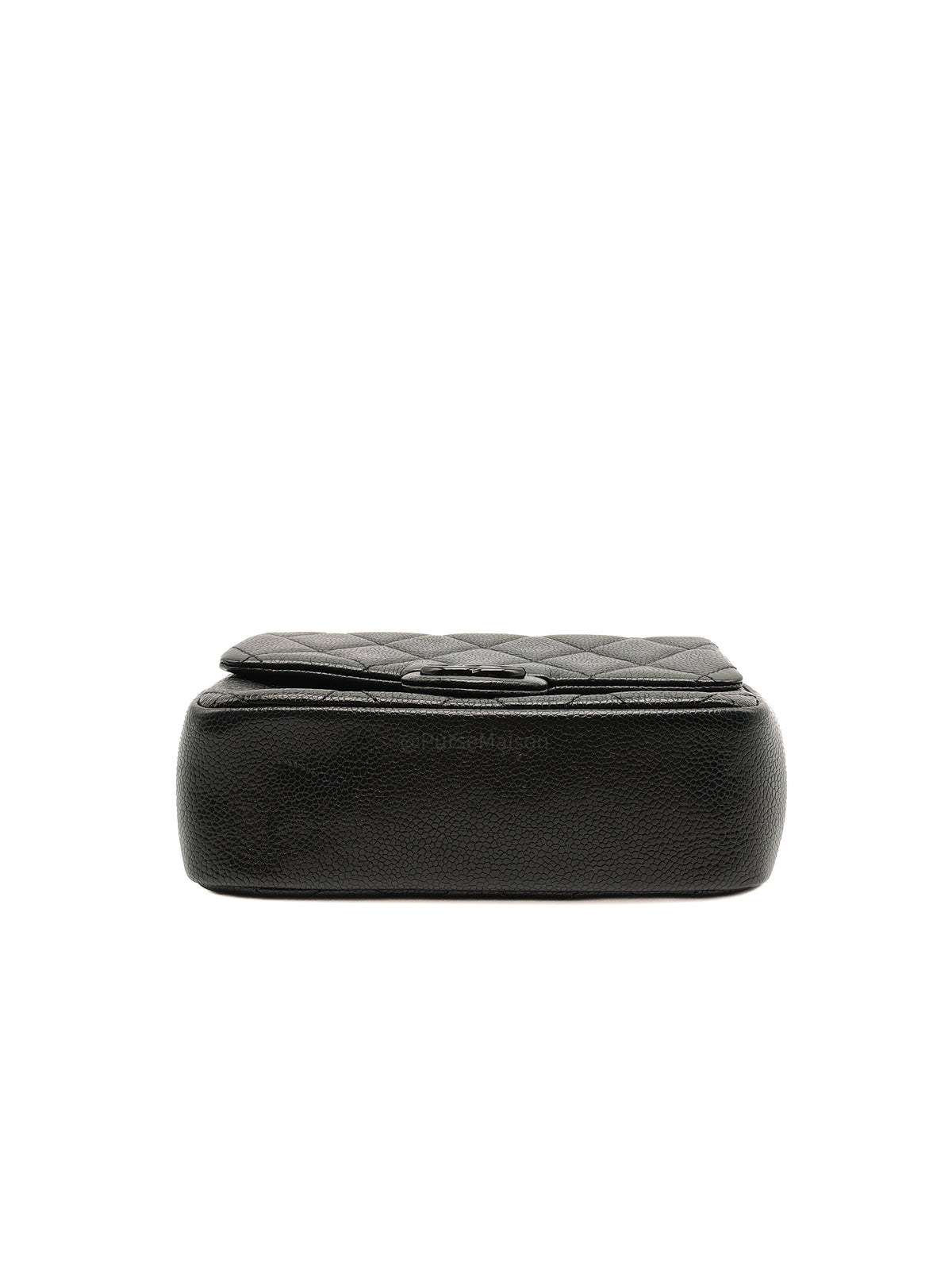 Chanel Incognito Mini Square Flap Bag in Black Caviar Leather and So Black Hardware Series 29