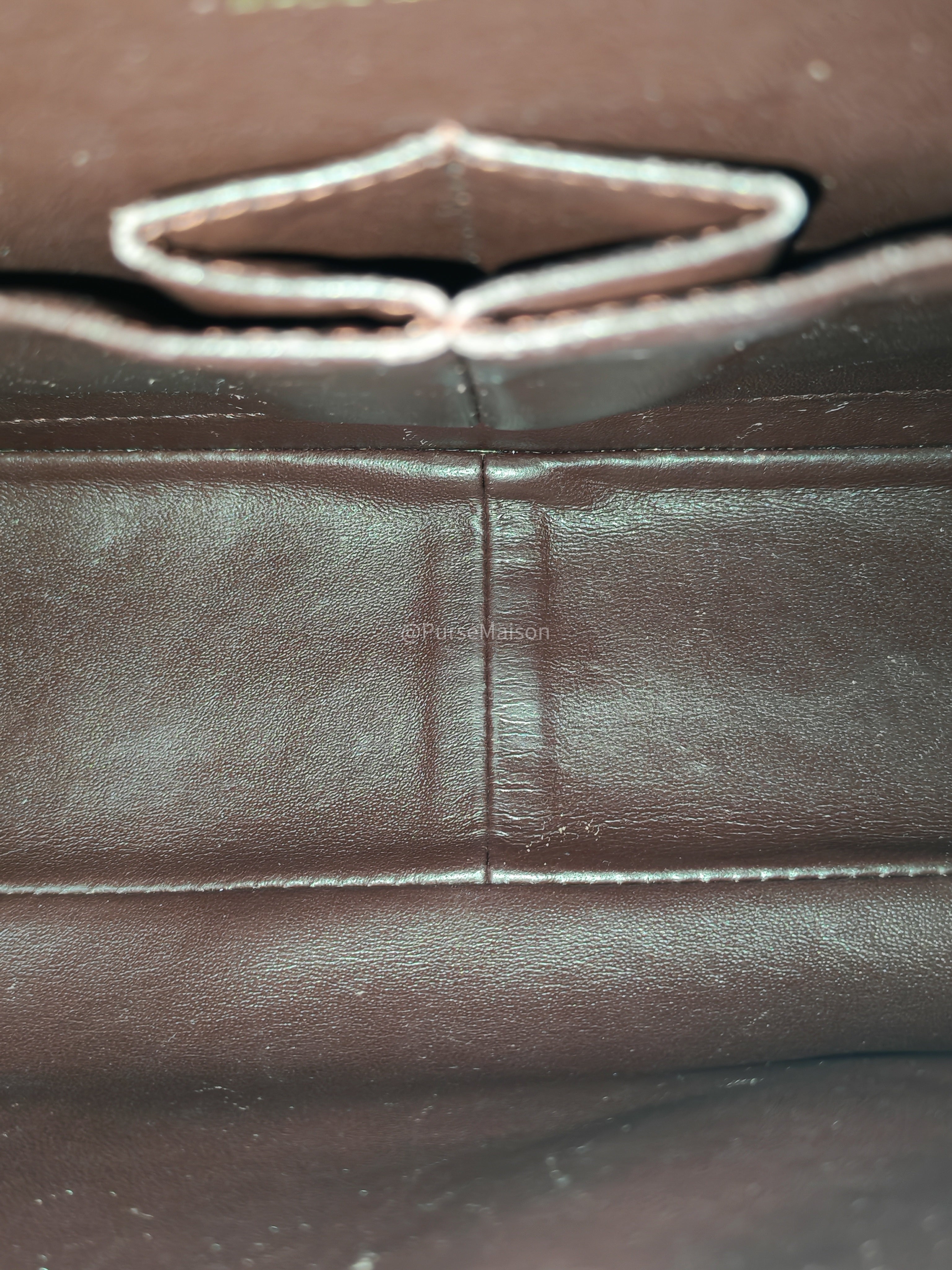 Chanel Classic Doube Flap Jumbo in Black Quilted Caviar Leather and Gold Hardware Series 16