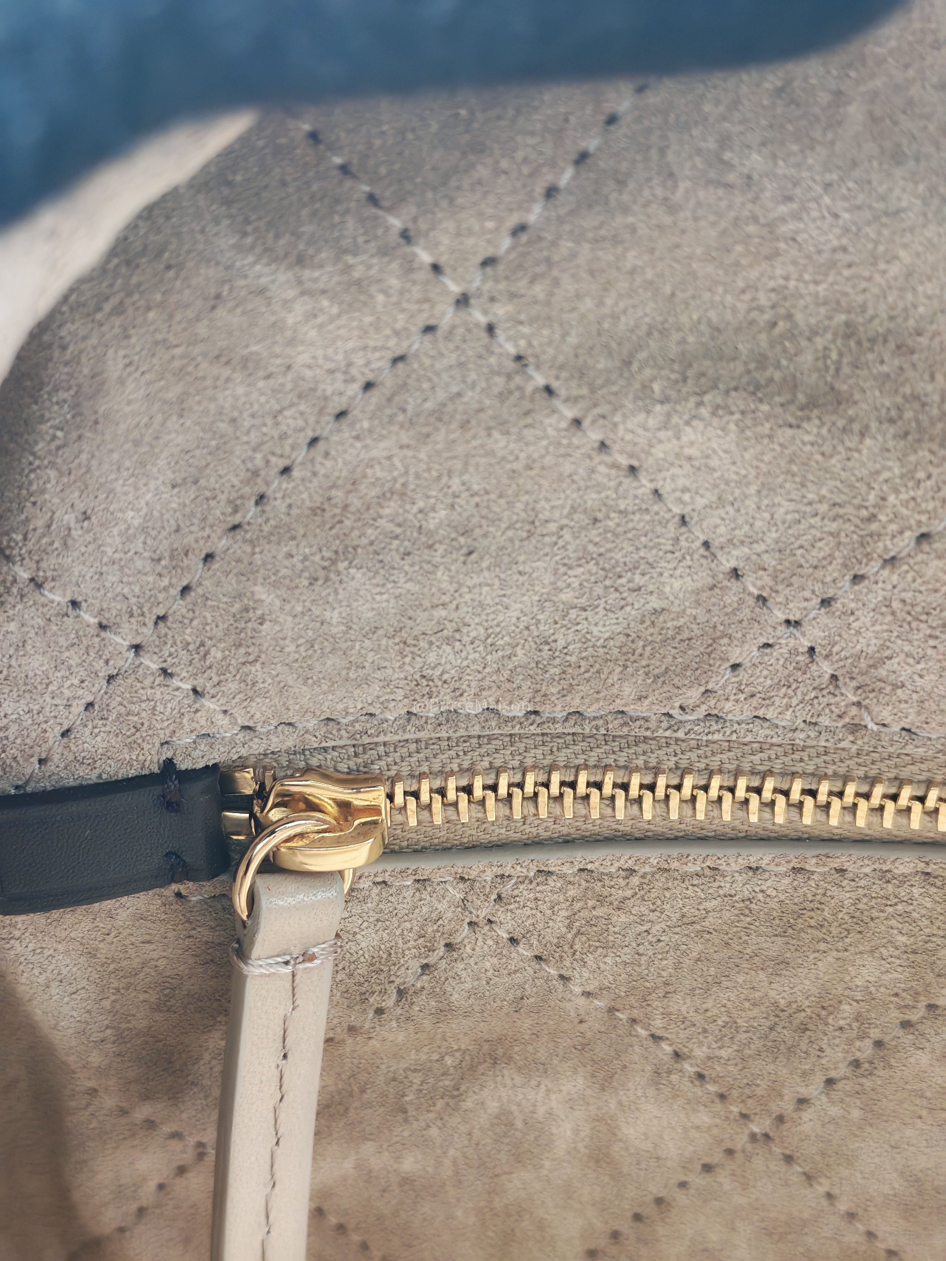 Chanel Large Bowling Bag in Dark Brown Calfskin Leather and Gold Hardware (Microchip)