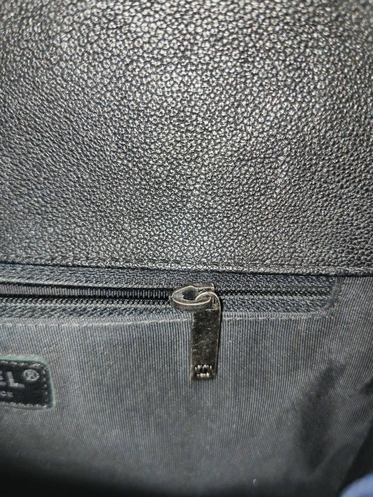 Chanel Boy New Medium in Black Caviar Leather and Ruthenium Hardware Series 23