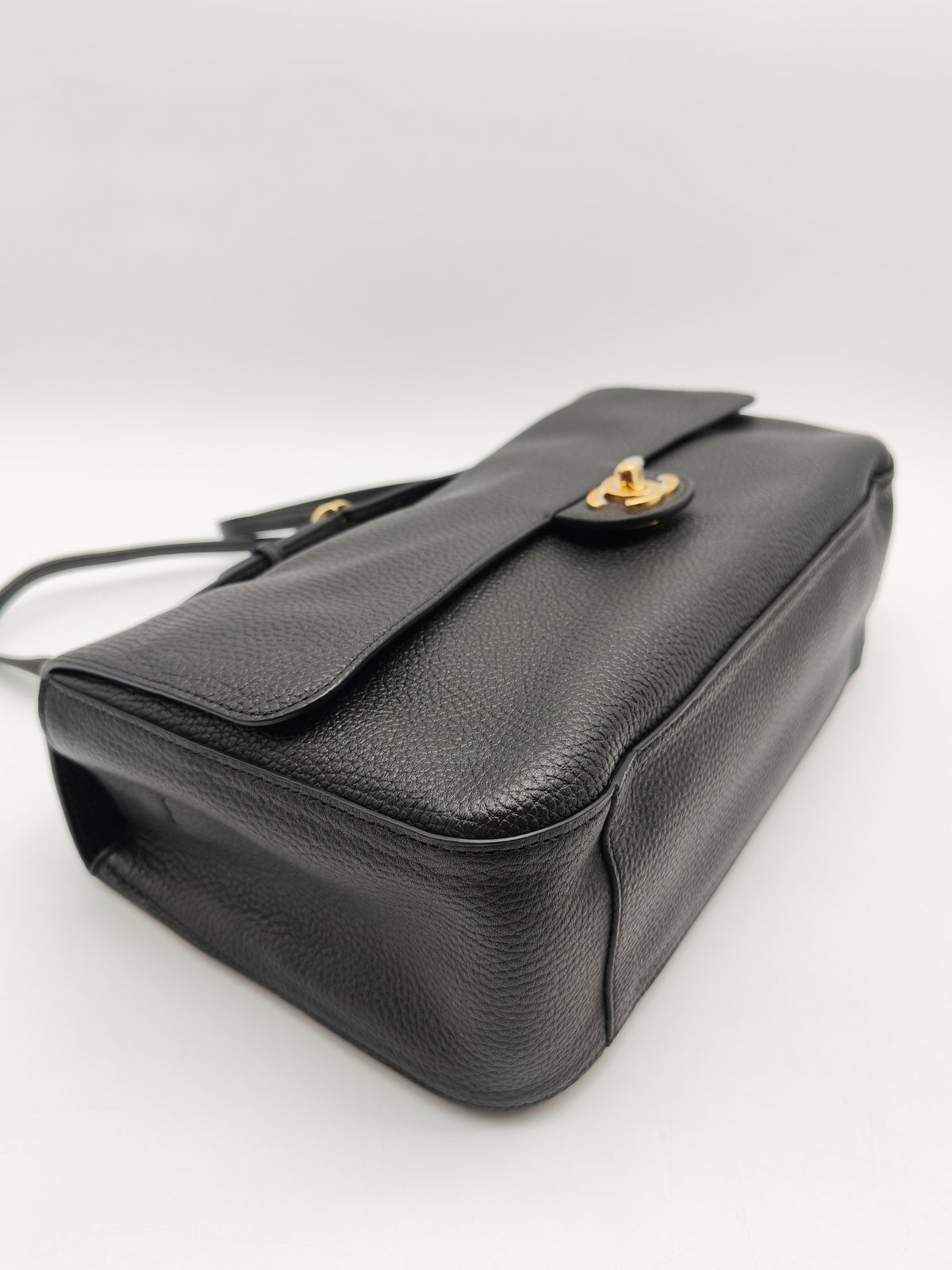 Chanel Souplissimo Maxi Flap Matthieu Blazy in Black Grained Calfskin Leather and Gold Hardware Microchip