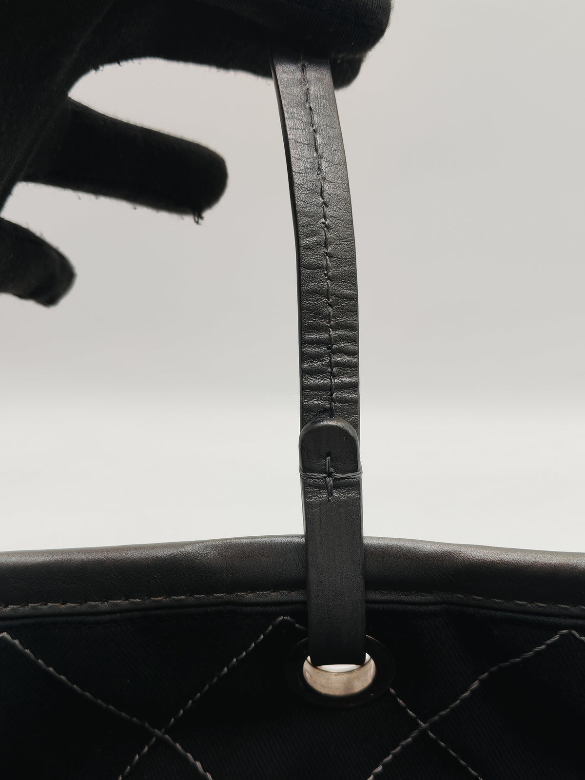 Chanel Shopping Fever Tote Bag in Silver Metallic Caviar Leather and Silver Hardware Series 20