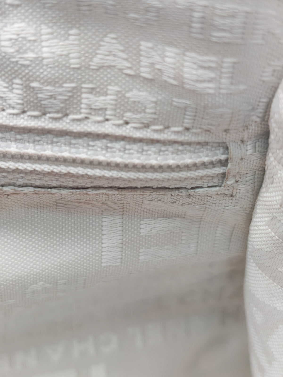 Chanel Vintage Ultimate Stitch 2.55 Reissue Flap Bag in Beige Cream Lambskin Leather Silver Hardware (Series 10)