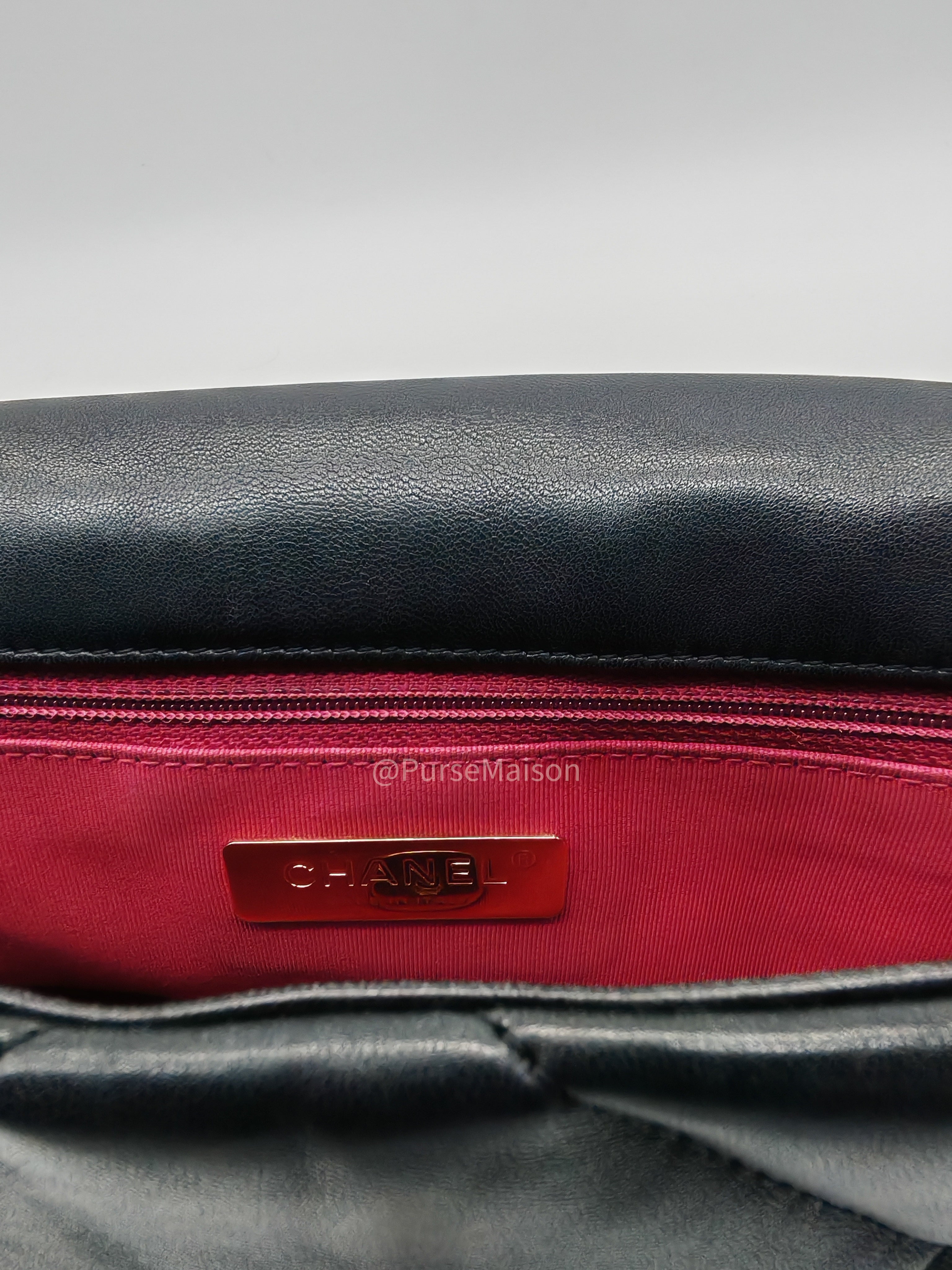 Chanel 19 Small in Black Quilted Lambskin Leather and Mix Hardware Series 31