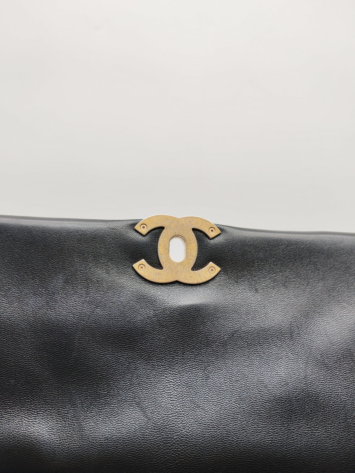 Chanel 19 Large in Black Quilted Lambskin Leather and Mix Hardware Series 30