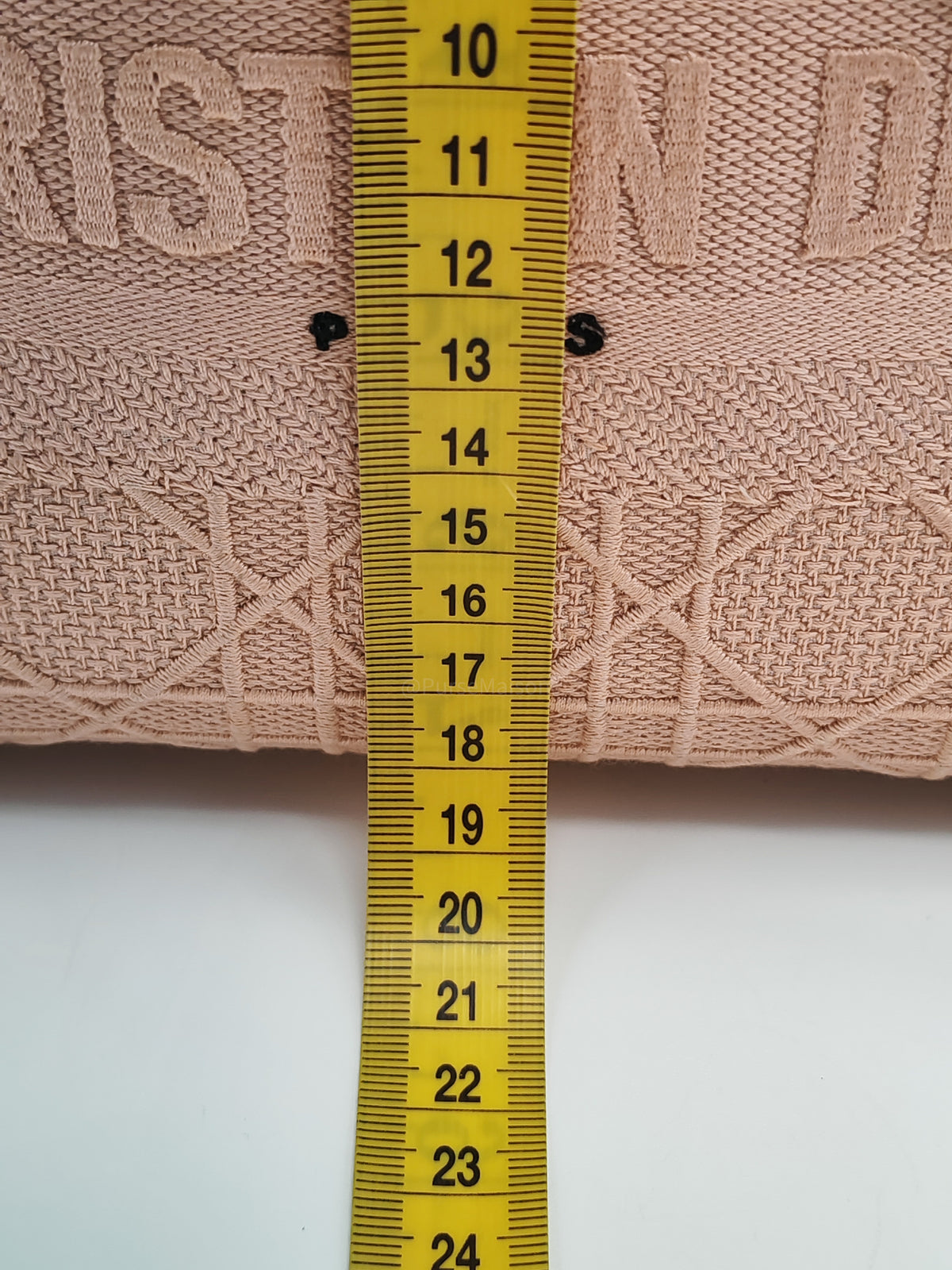 Christian Dior Lady D-Lite Medium Bag in Blush Rose Cannage Embroidery Canvas and Light Gold Hardware