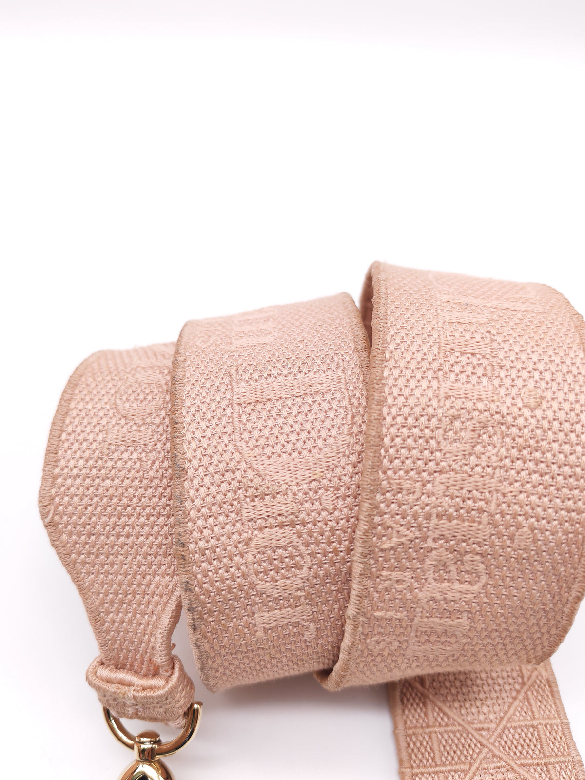 Christian Dior Lady D-Lite Medium Bag in Blush Rose Cannage Embroidery Canvas and Light Gold Hardware