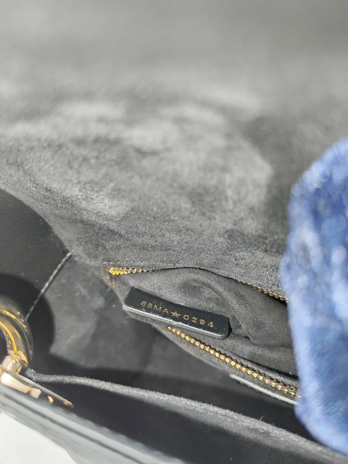Christian Dior Small Lady Dior My ABCDior Bag in Black Lambskin Cannage Leather Light Gold Hardware