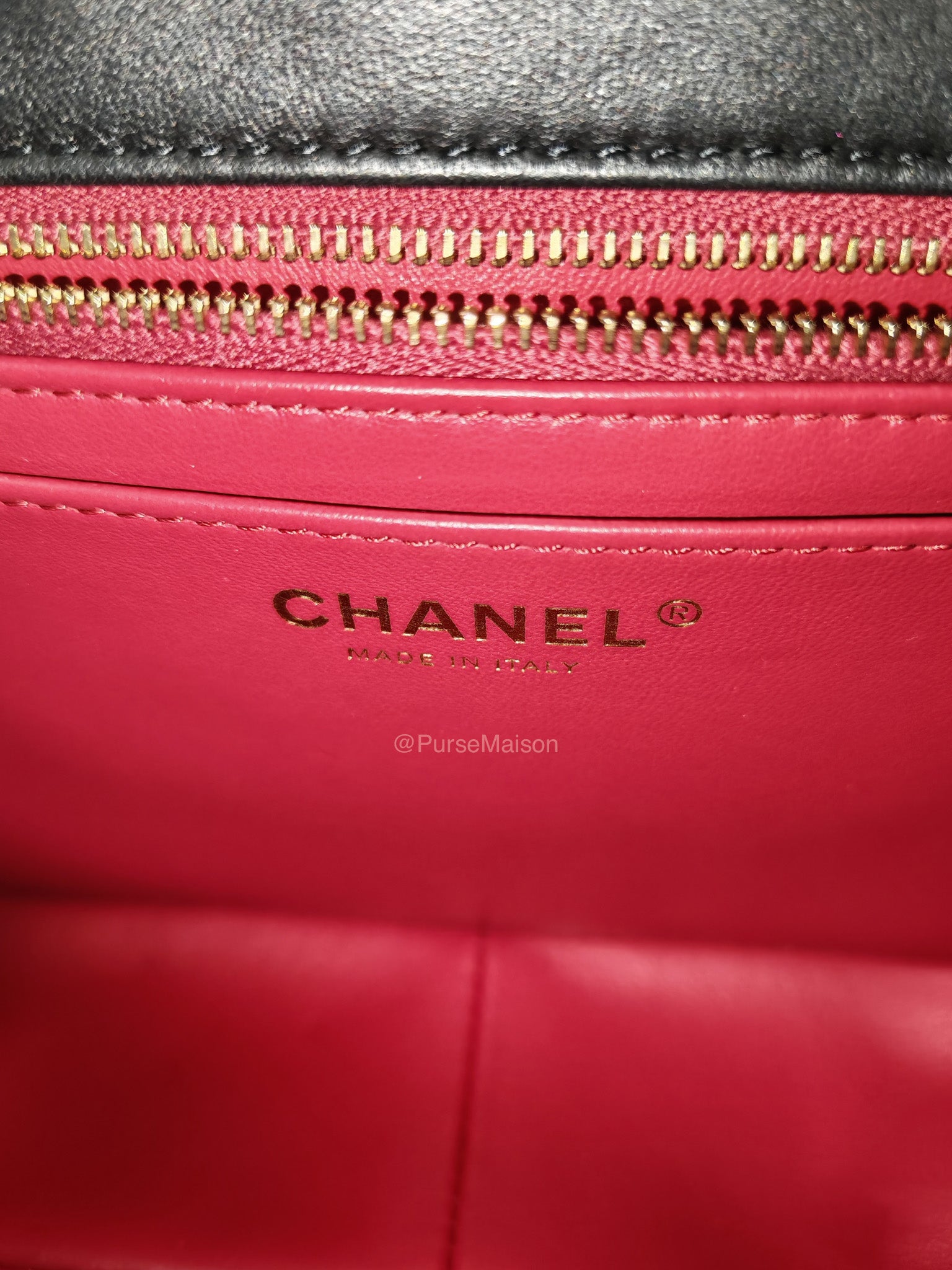 Chanel Camellia Crush Flap Medium in Black Quilted Lambskin Leather and Aged Gold Hardware Microchip