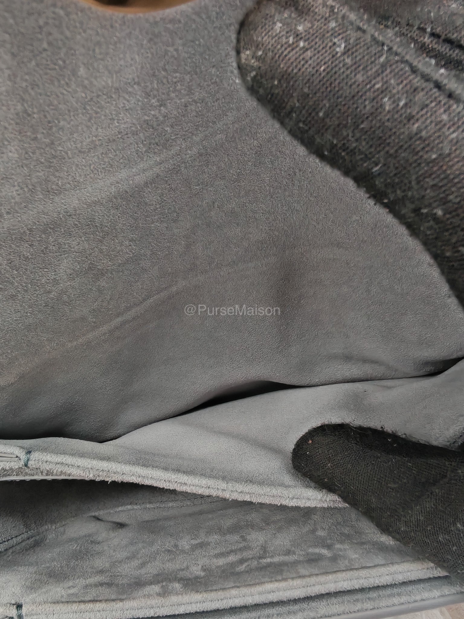 Christian Dior 30 Montaigne Avenue East West in Light Gray Smooth Calfskin Leather Chain Bag