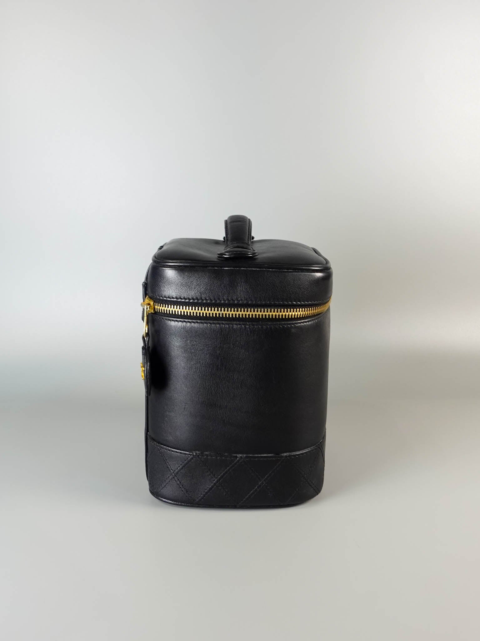 Vanity Black Bag in Calfskin Leather Series 3 | Purse Maison Luxury Bags Shop