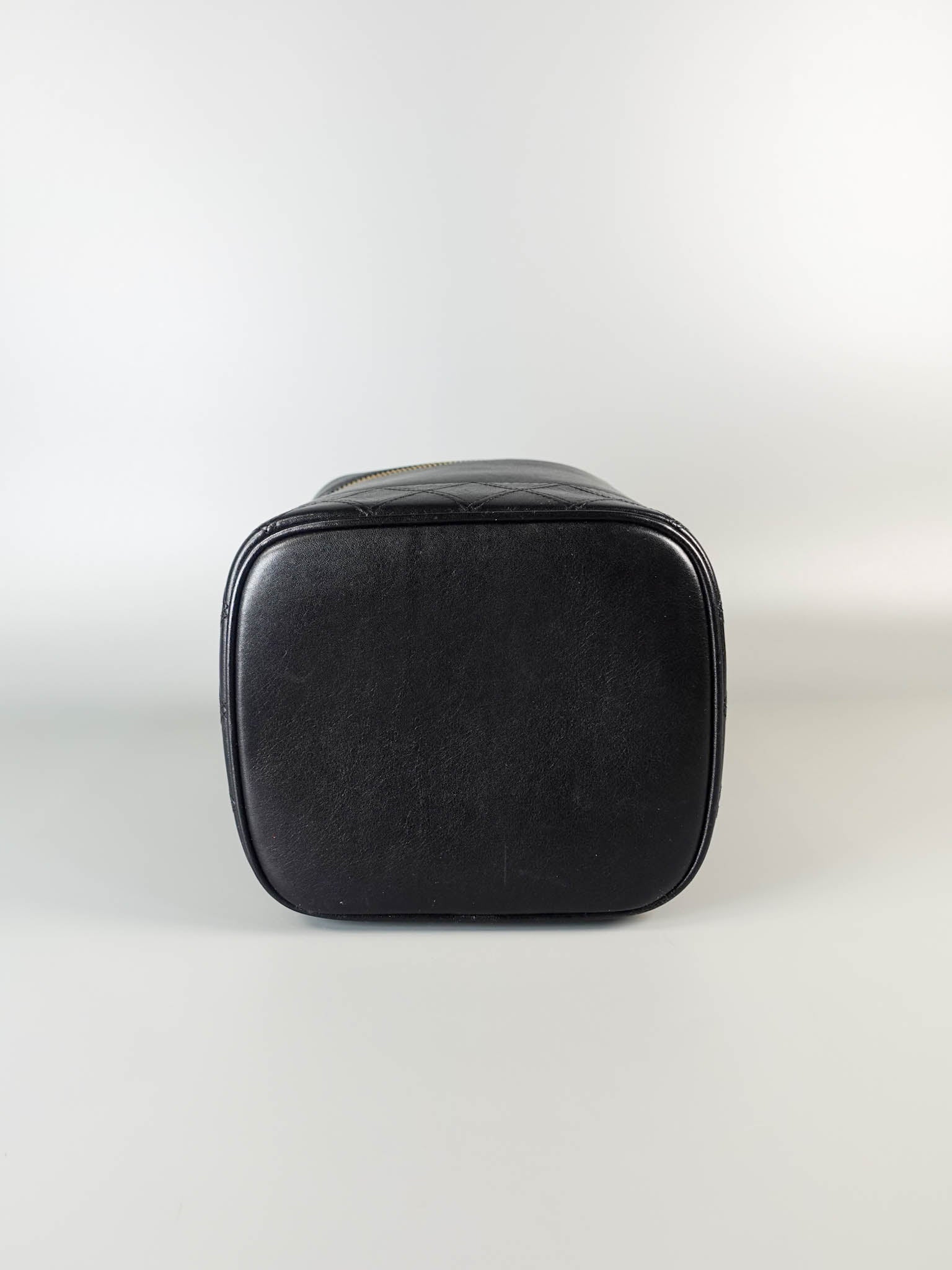 Vanity Black Bag in Calfskin Leather Series 3 | Purse Maison Luxury Bags Shop