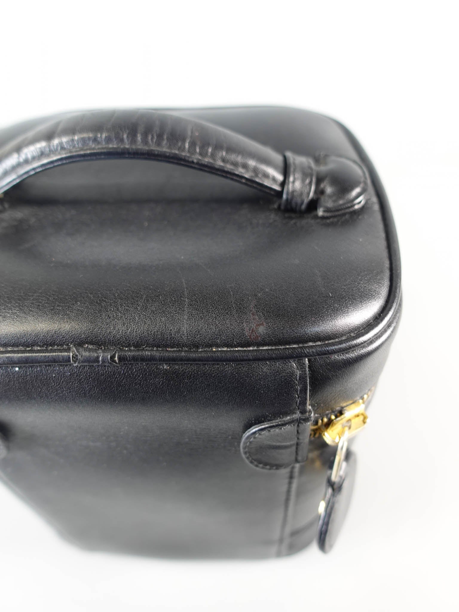 Vanity Black Bag in Calfskin Leather Series 3 | Purse Maison Luxury Bags Shop