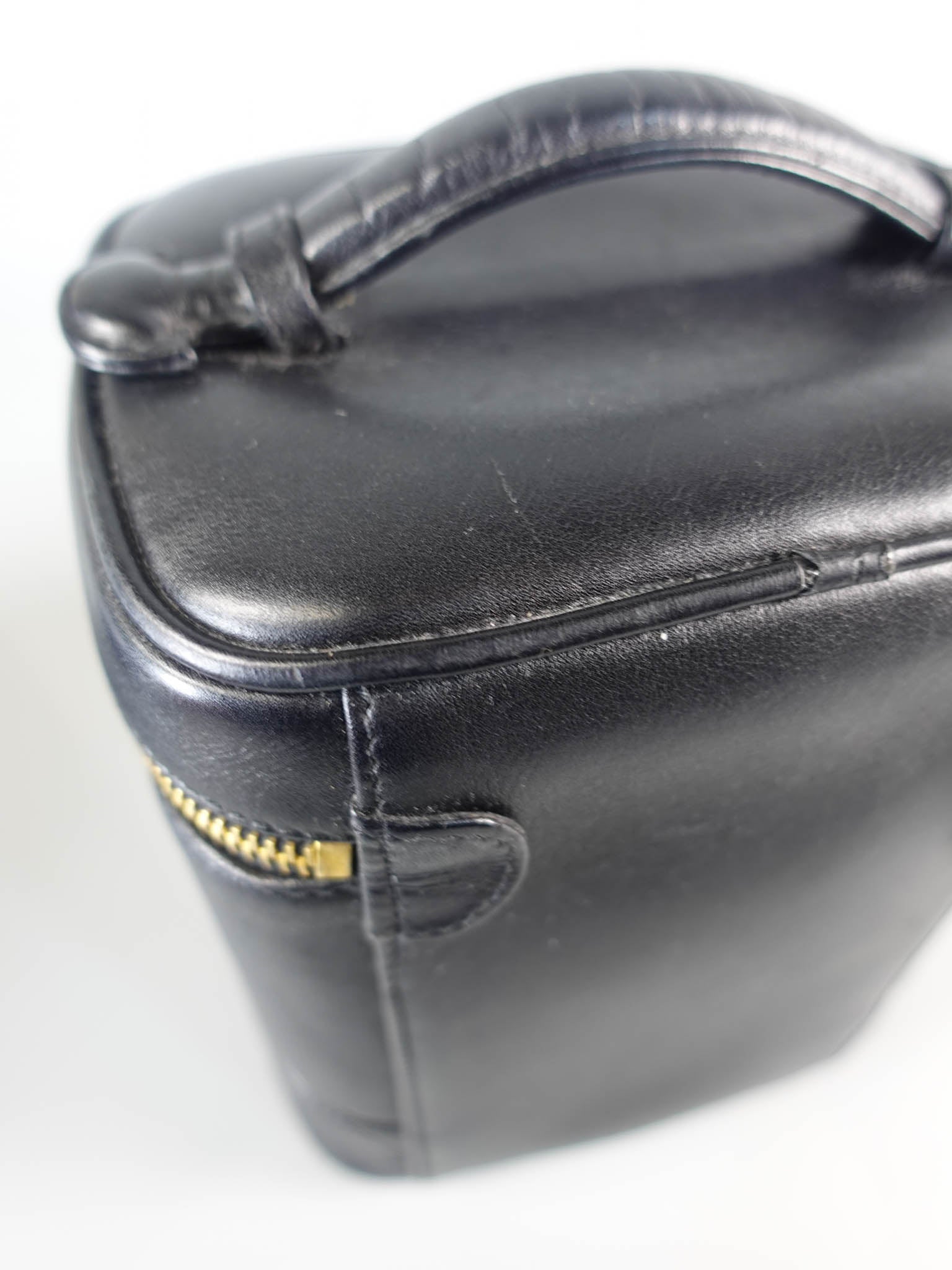 Vanity Black Bag in Calfskin Leather Series 3 | Purse Maison Luxury Bags Shop