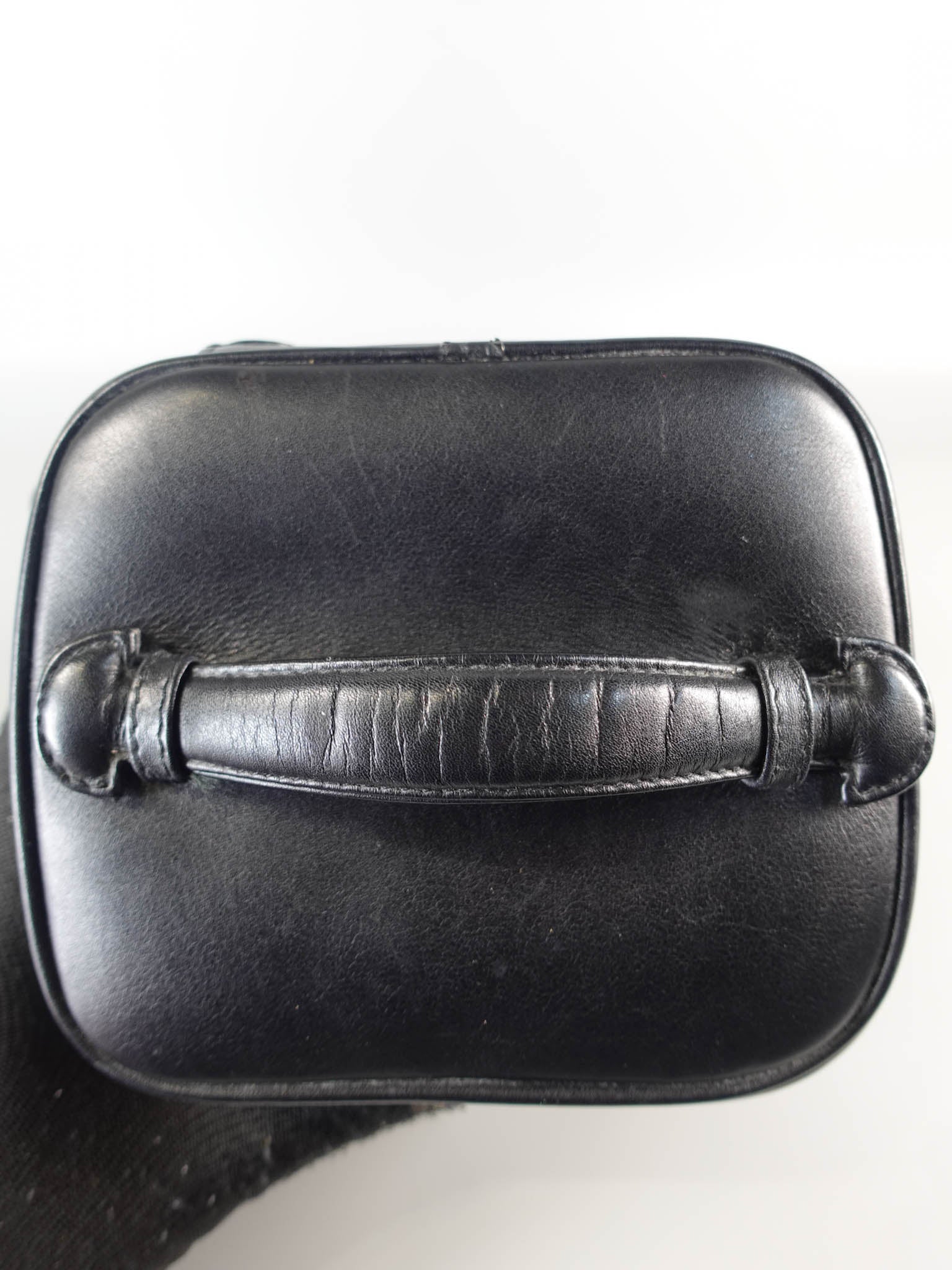 Vanity Black Bag in Calfskin Leather Series 3 | Purse Maison Luxury Bags Shop