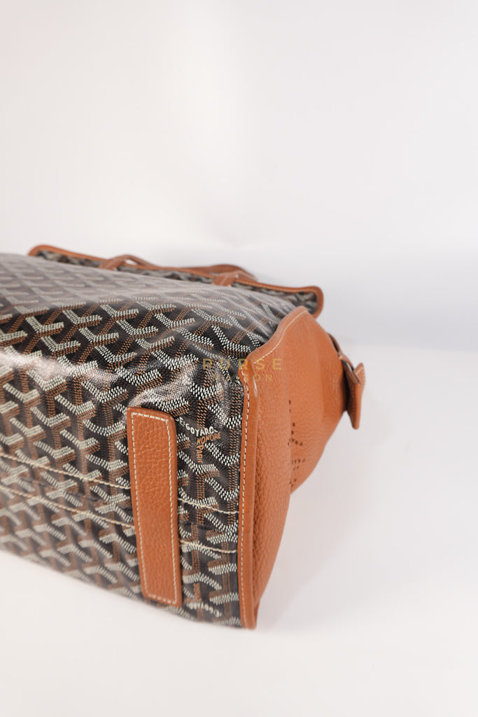 Sac Hardy PM in Tan Goyardine Canvas Tote Bag