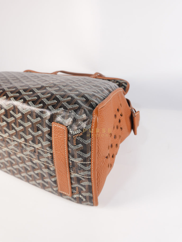 Sac Hardy PM in Tan Goyardine Canvas Tote Bag
