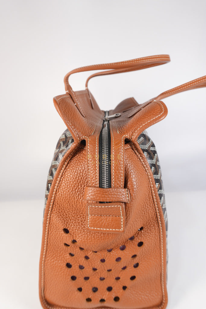 Sac Hardy PM in Tan Goyardine Canvas Tote Bag