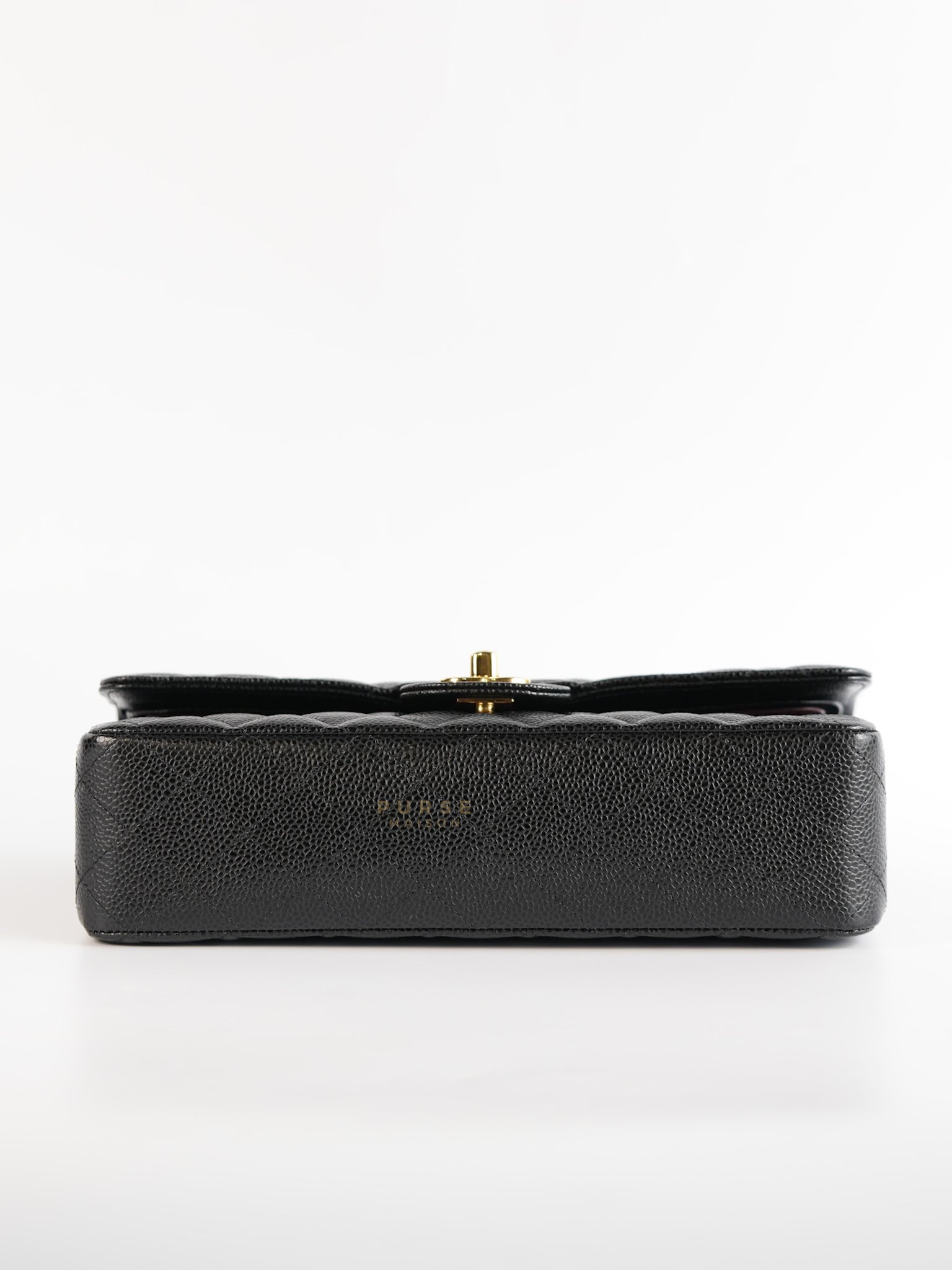 Classic Double Flap Medium in Black Caviar Gold Hardware(Series 23)