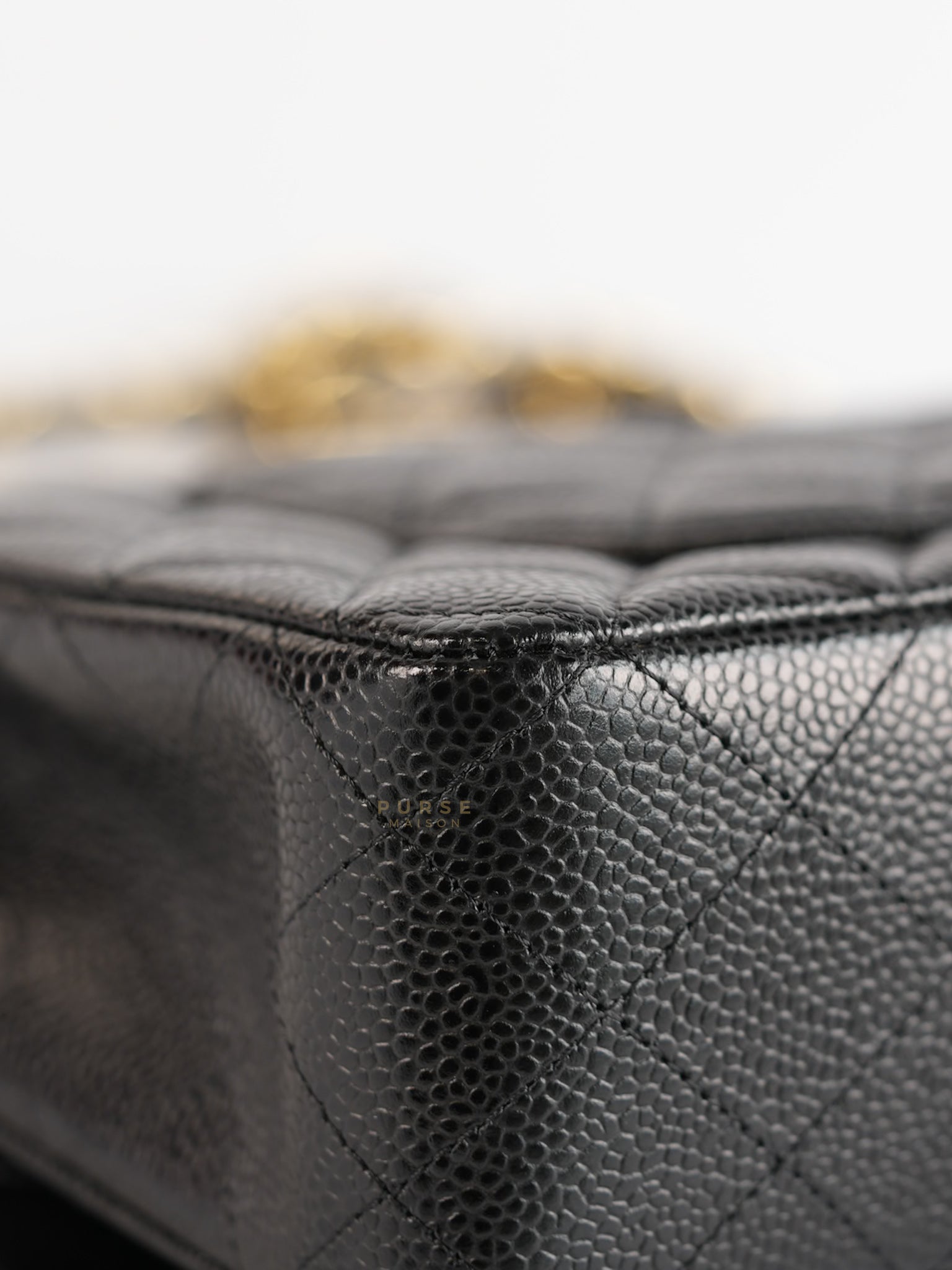 Classic Double Flap Medium in Black Caviar Gold Hardware(Series 23)