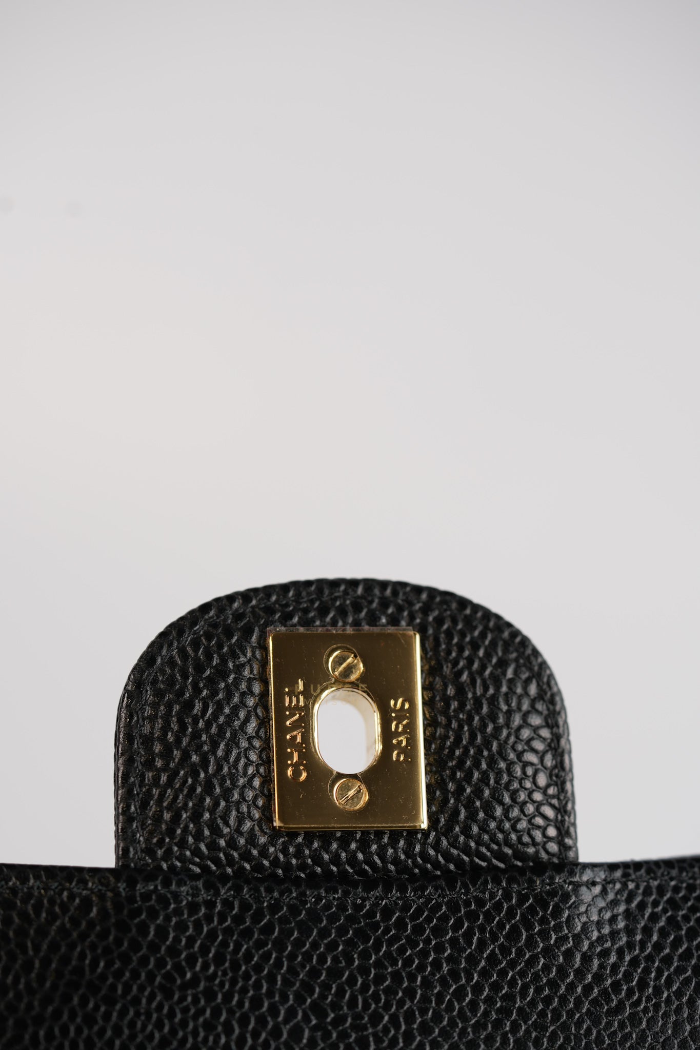 Classic Double Flap Medium in Black Caviar Gold Hardware(Series 23)