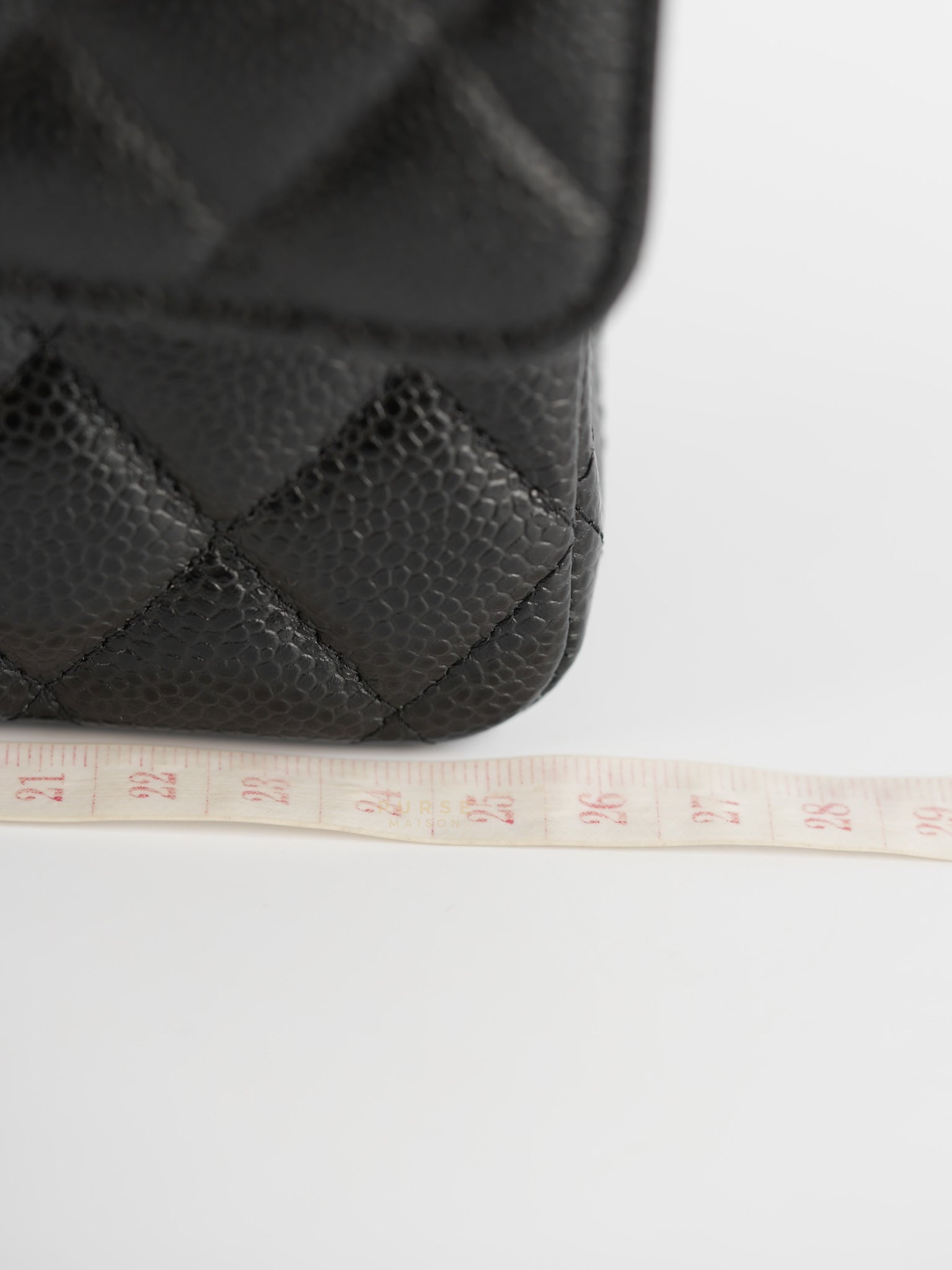 Classic Double Flap Medium in Black Caviar Gold Hardware(Series 23)