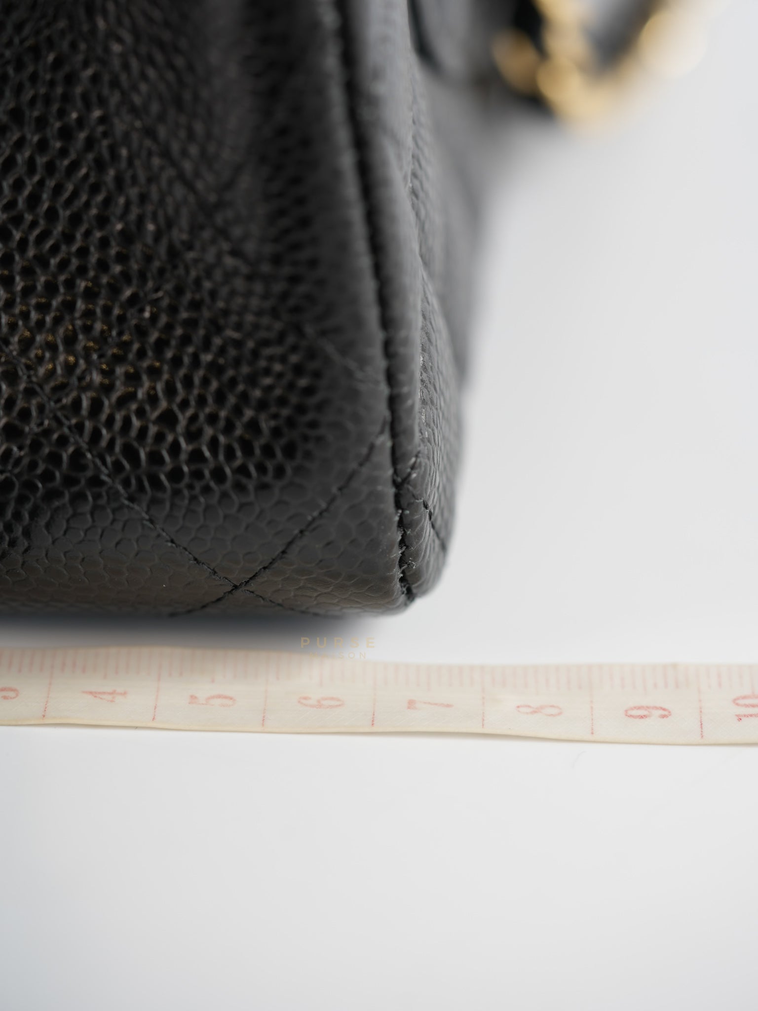 Classic Double Flap Medium in Black Caviar Gold Hardware(Series 23)
