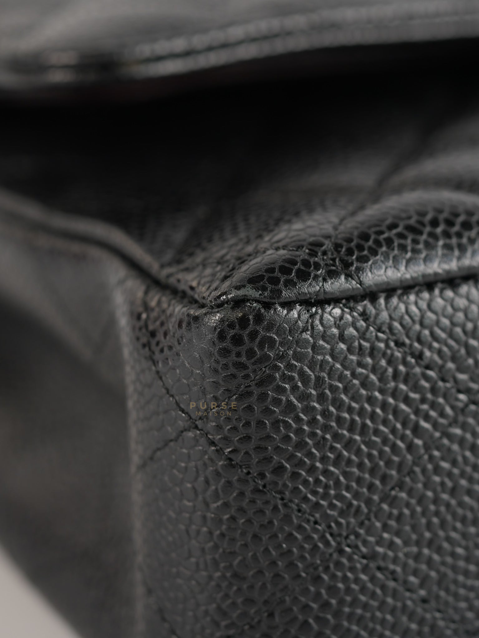 Classic Double Flap Medium in Black Caviar Gold Hardware(Series 22)