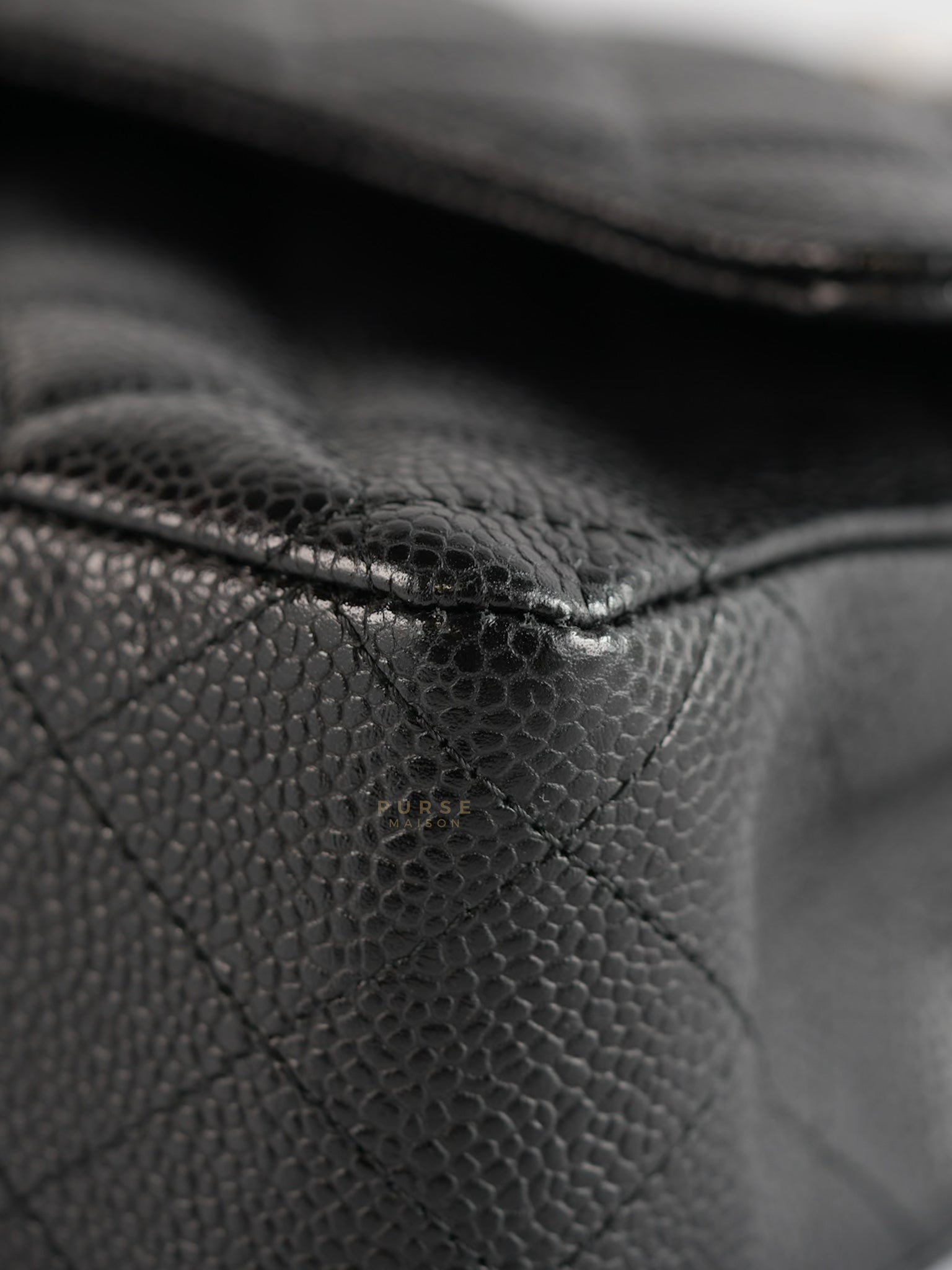 Classic Double Flap Medium in Black Caviar Gold Hardware(Series 22)