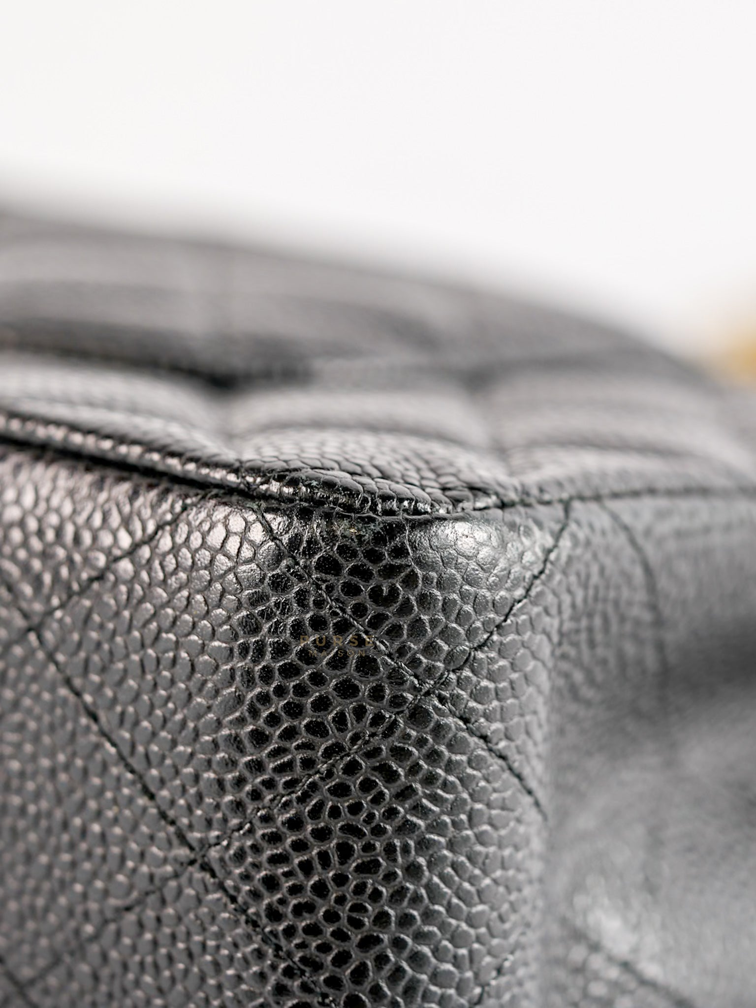 Classic Double Flap Medium in Black Caviar Gold Hardware(Series 22)