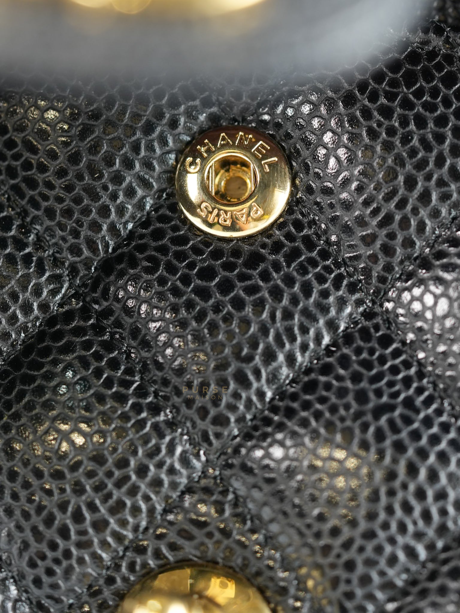 Classic Double Flap Medium in Black Caviar Gold Hardware(Series 22)