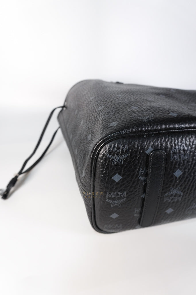 Liz Visetos Reversible Shopper Tote Bag Black