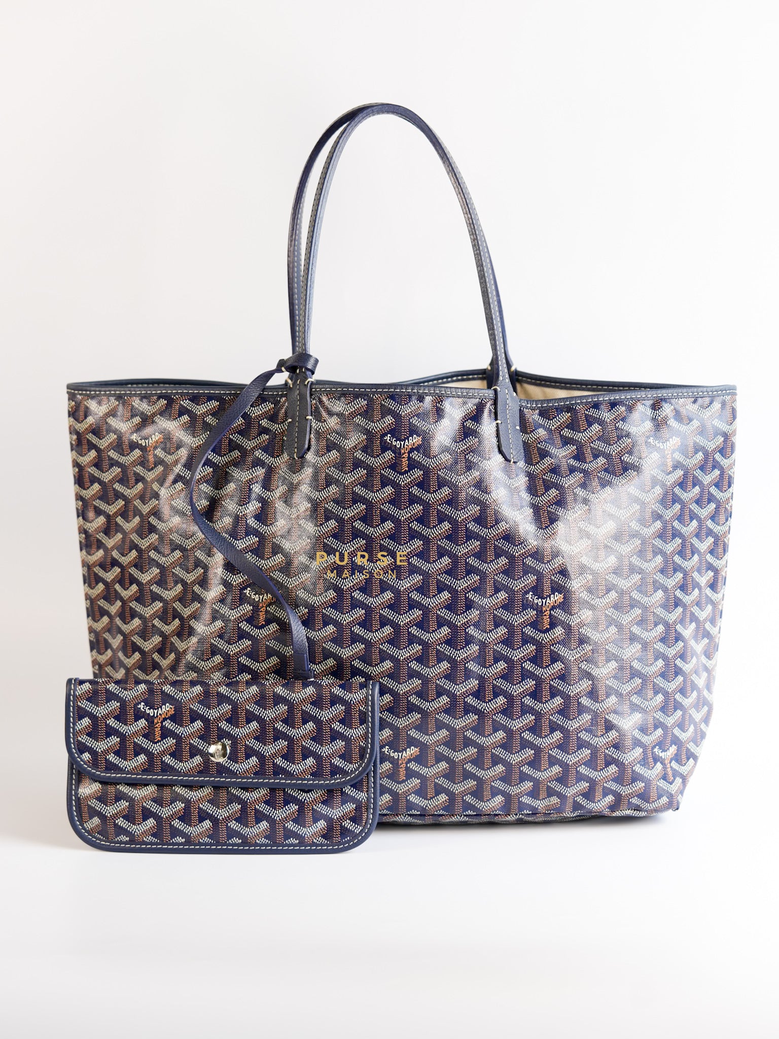 Saint Louis PM in Navy Blue Tote Bag | Purse Maison Luxury Bags Shop