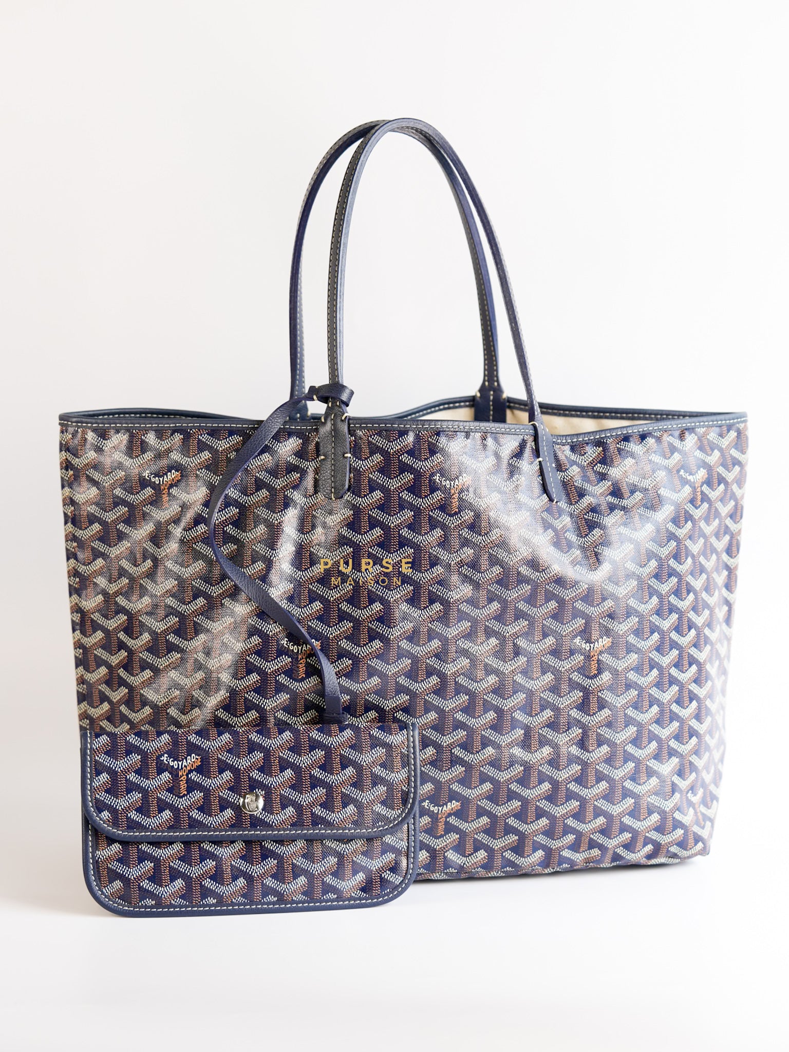 Saint Louis PM in Navy Blue Tote Bag | Purse Maison Luxury Bags Shop