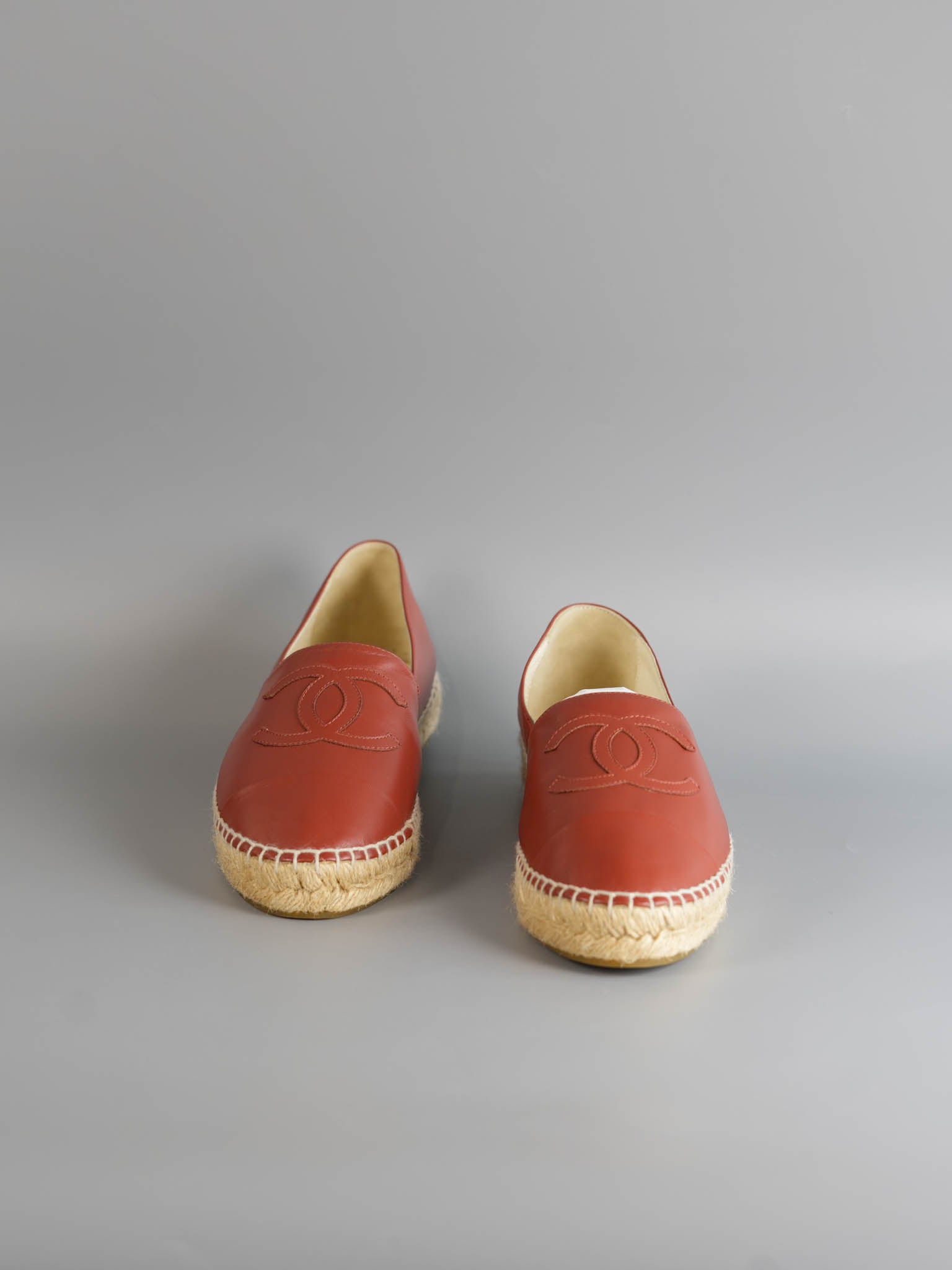 Espadrilles in Copper Brown Lambskin Size 40 EU (26cm)