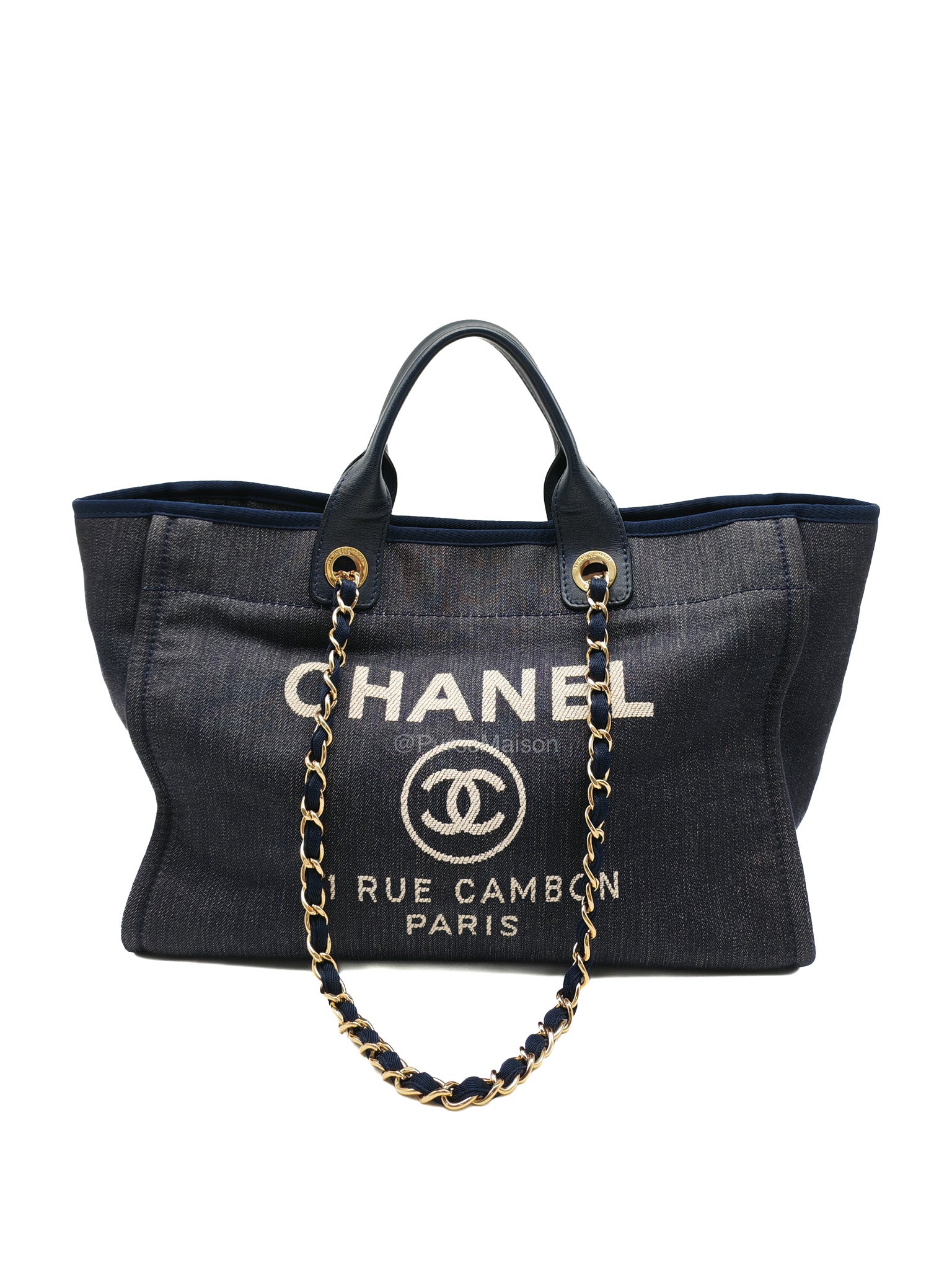 Chanel Deauville Denim Tote Bag Series 17/21