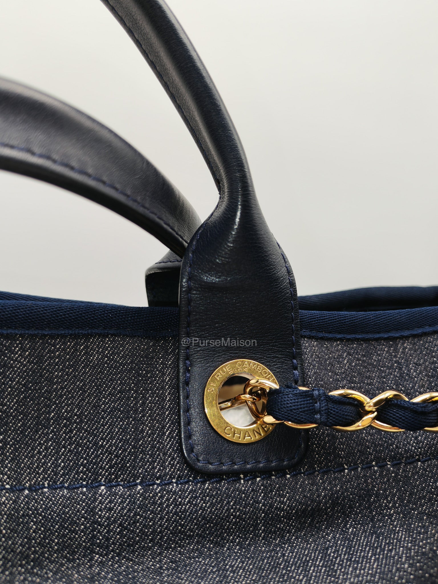 Chanel Deauville Denim Tote Bag Series 17/21