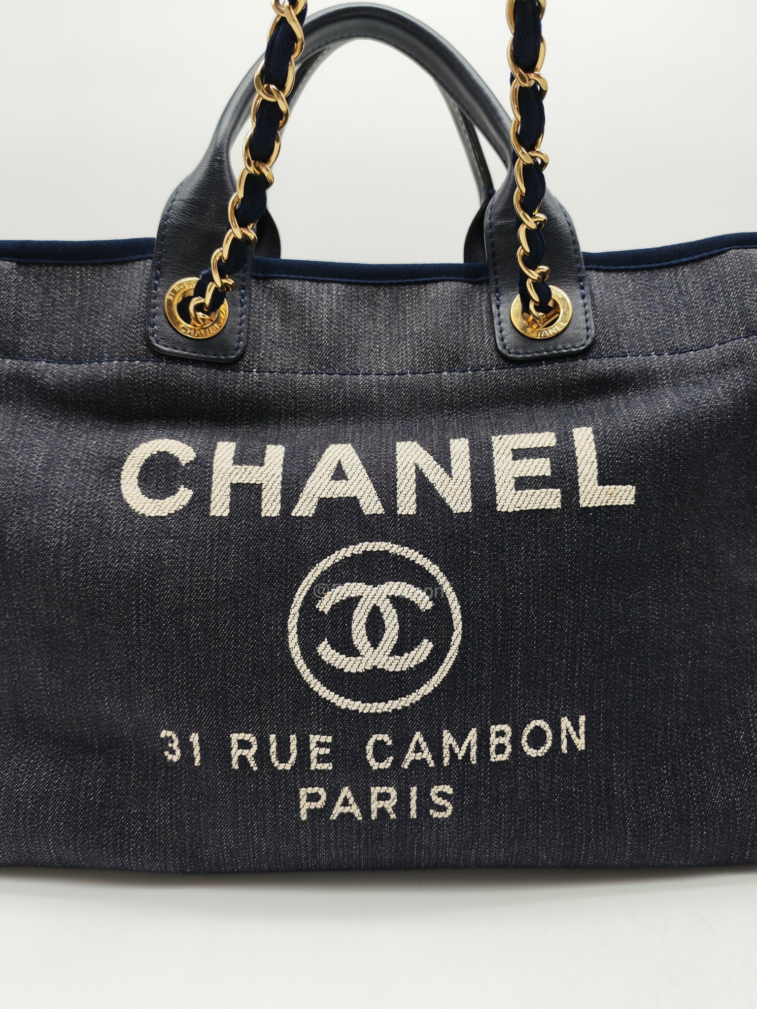 Chanel Deauville Denim Tote Bag Series 17/21